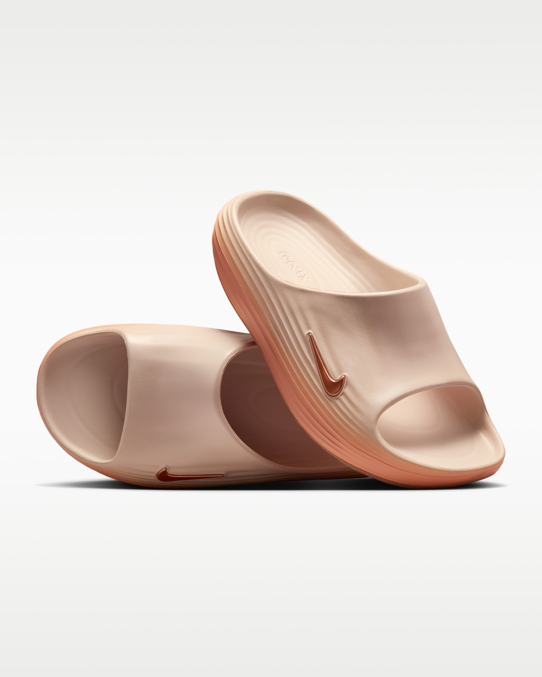 Nike ReactX Rejuven8 女款拖鞋 - Guava Ice/Apricot Agate/Apricot Agate