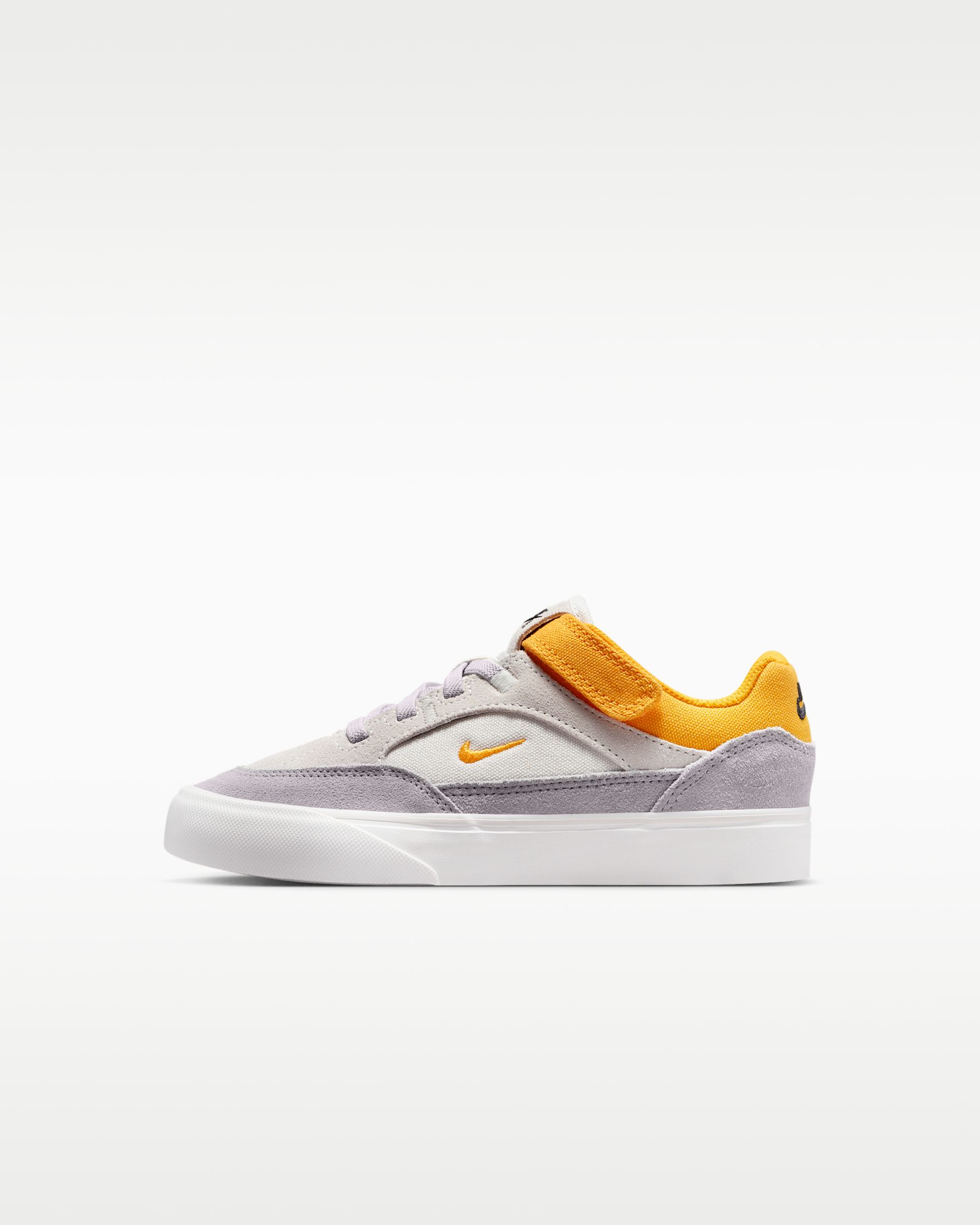 Nike SB Malor Younger Kids' Skate Shoes - Platinum Tint/Wolf Grey/Summit White/University Gold