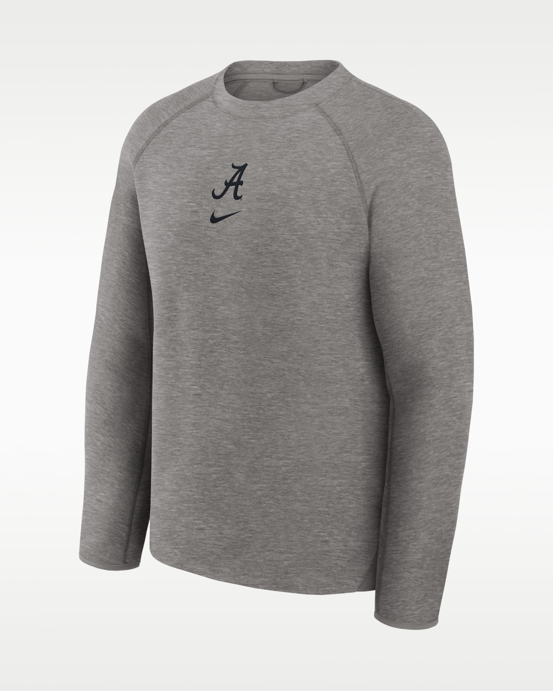 Alabama Tech Fleece Men's Nike College Pullover Crew - Grey