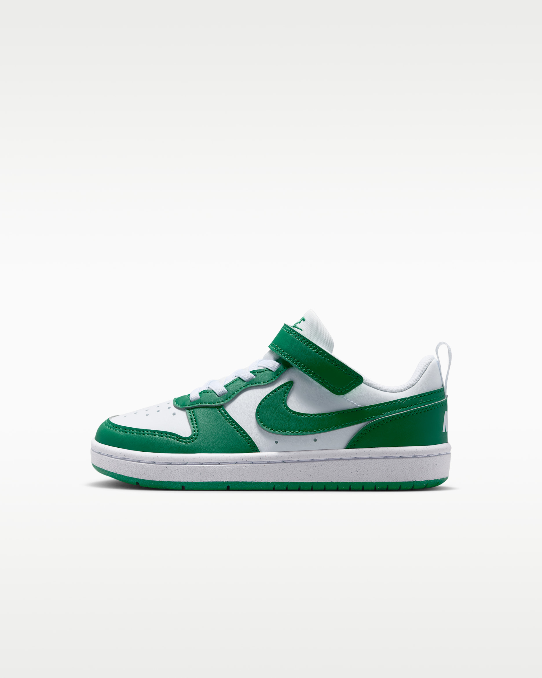 나이키 코트 버로우 로우 리크래프트 리틀키즈 신발 - 화이트/말라카이트/화이트/말라카이트