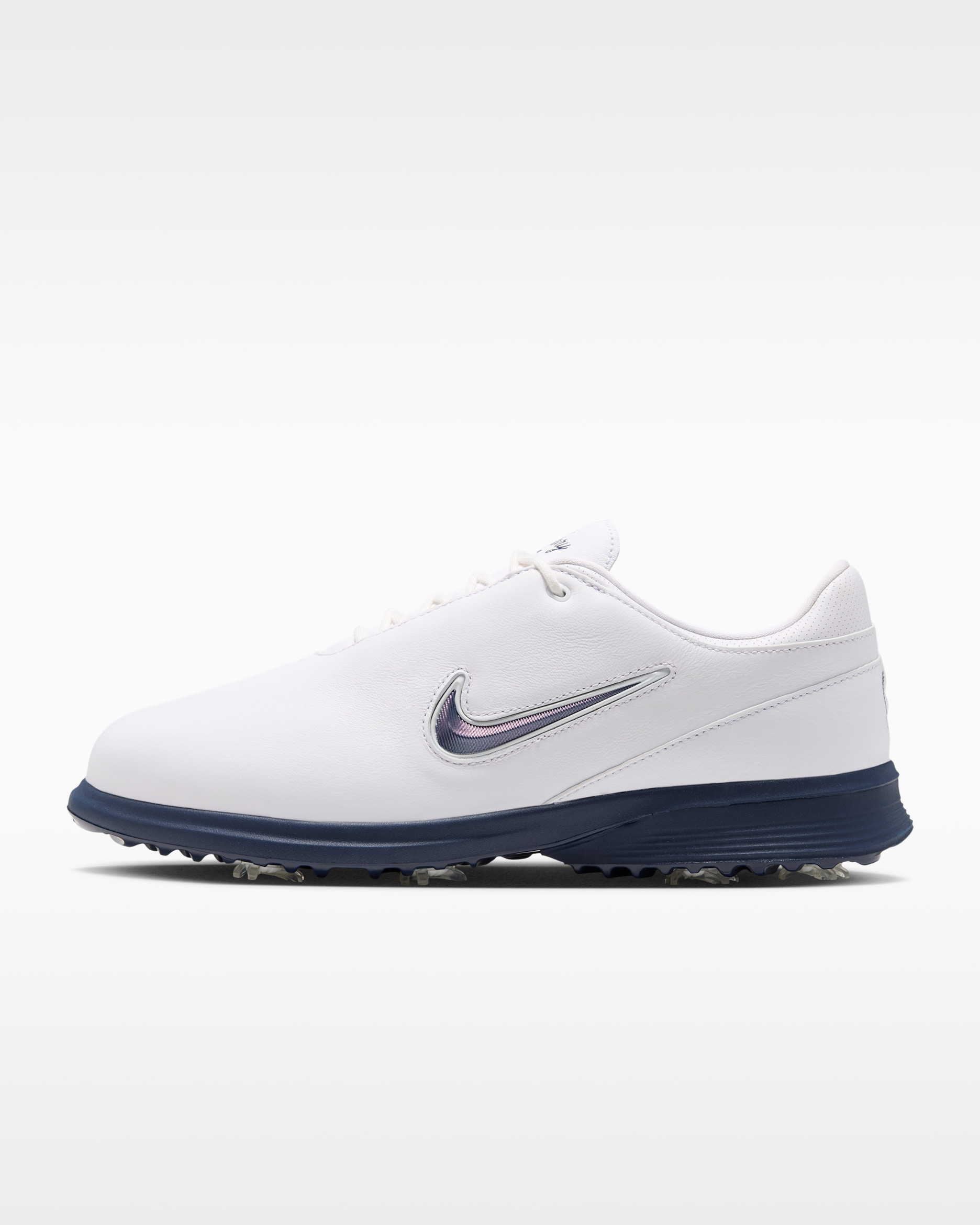 Nike Victory Tour 4 Golf Shoes (Wide) - White/Midnight Navy