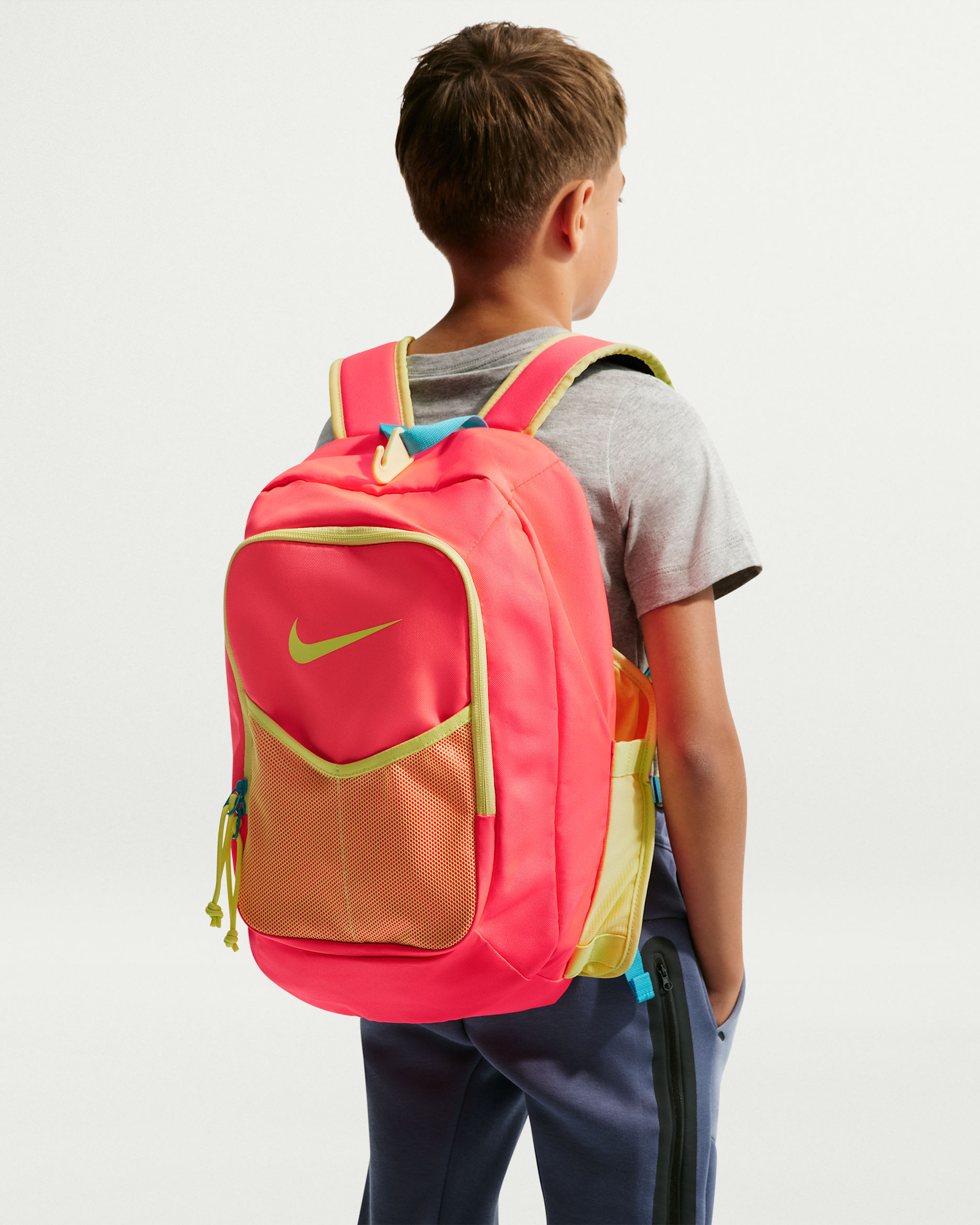 Nike Diamond Select Kids' Bat Pack (20L) - Hyper Punch/Chlorine Blue