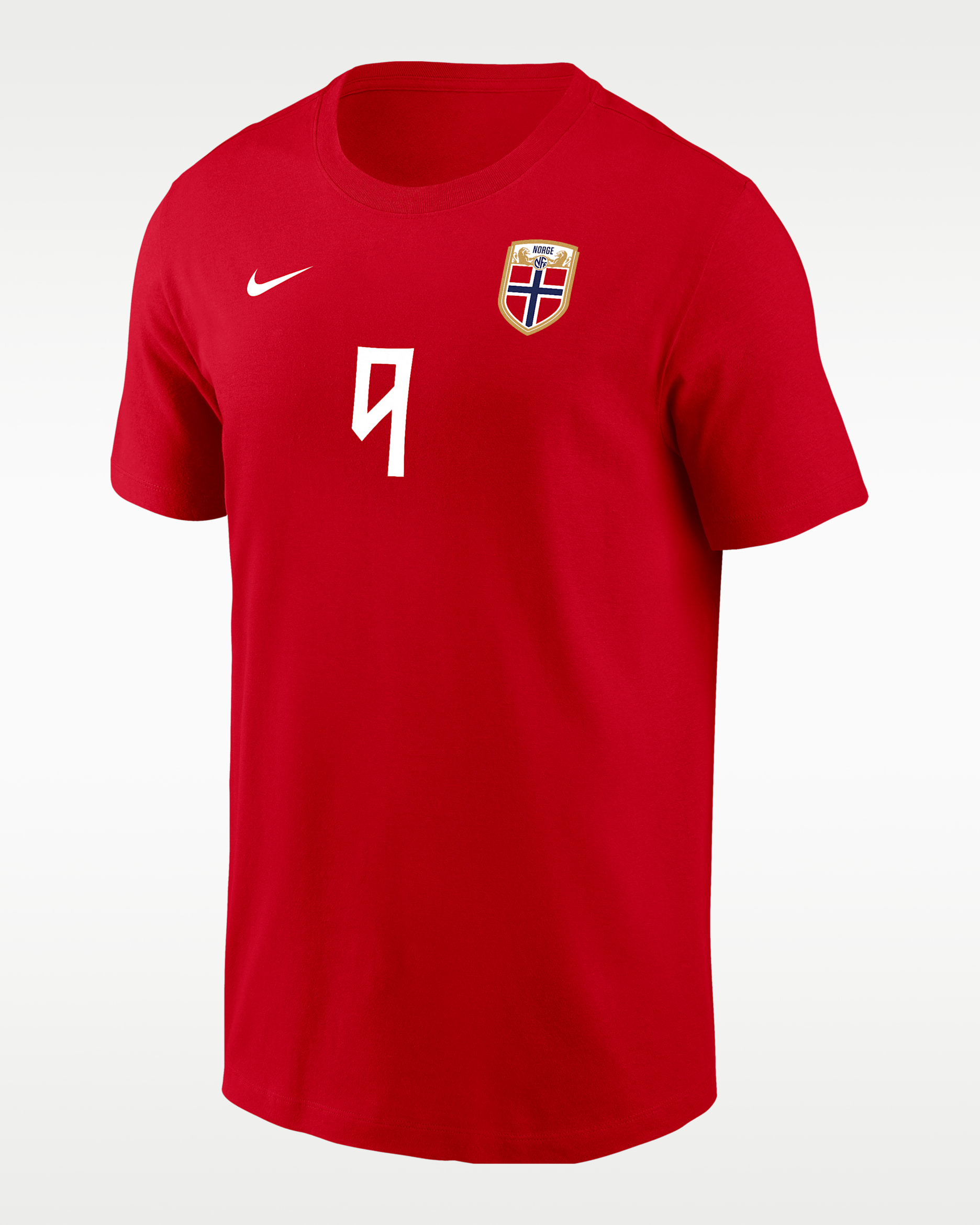 Erling Haaland Norway Men's Nike Soccer T-Shirt - University Red