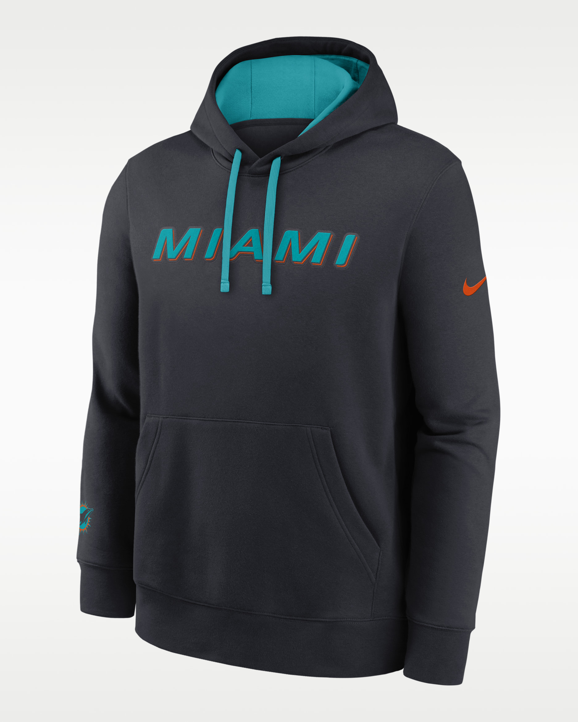 Miami Dolphins Rivalries Collection Club Men's Nike NFL Pullover Hoodie - Navy