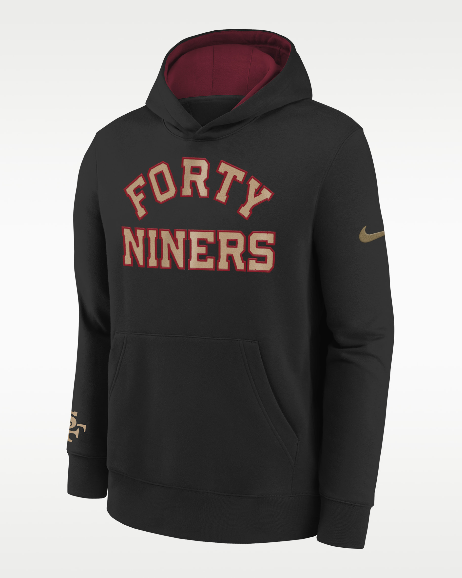San Francisco 49ers Rivalry Club Big Kids' Nike NFL Pullover Hoodie - Black