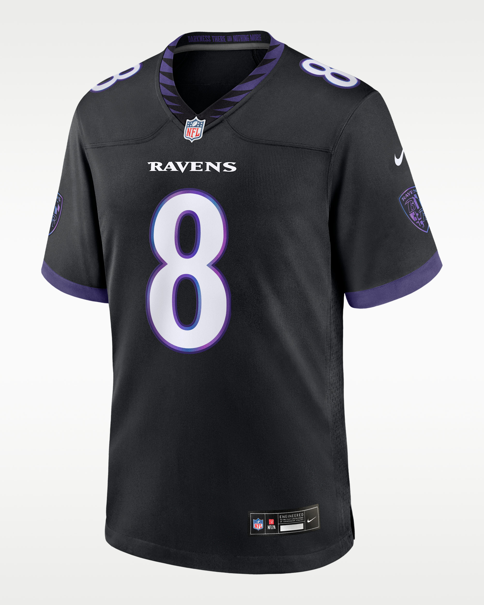 Lamar Jackson Baltimore Ravens Men's Nike NFL Game Jersey - Black