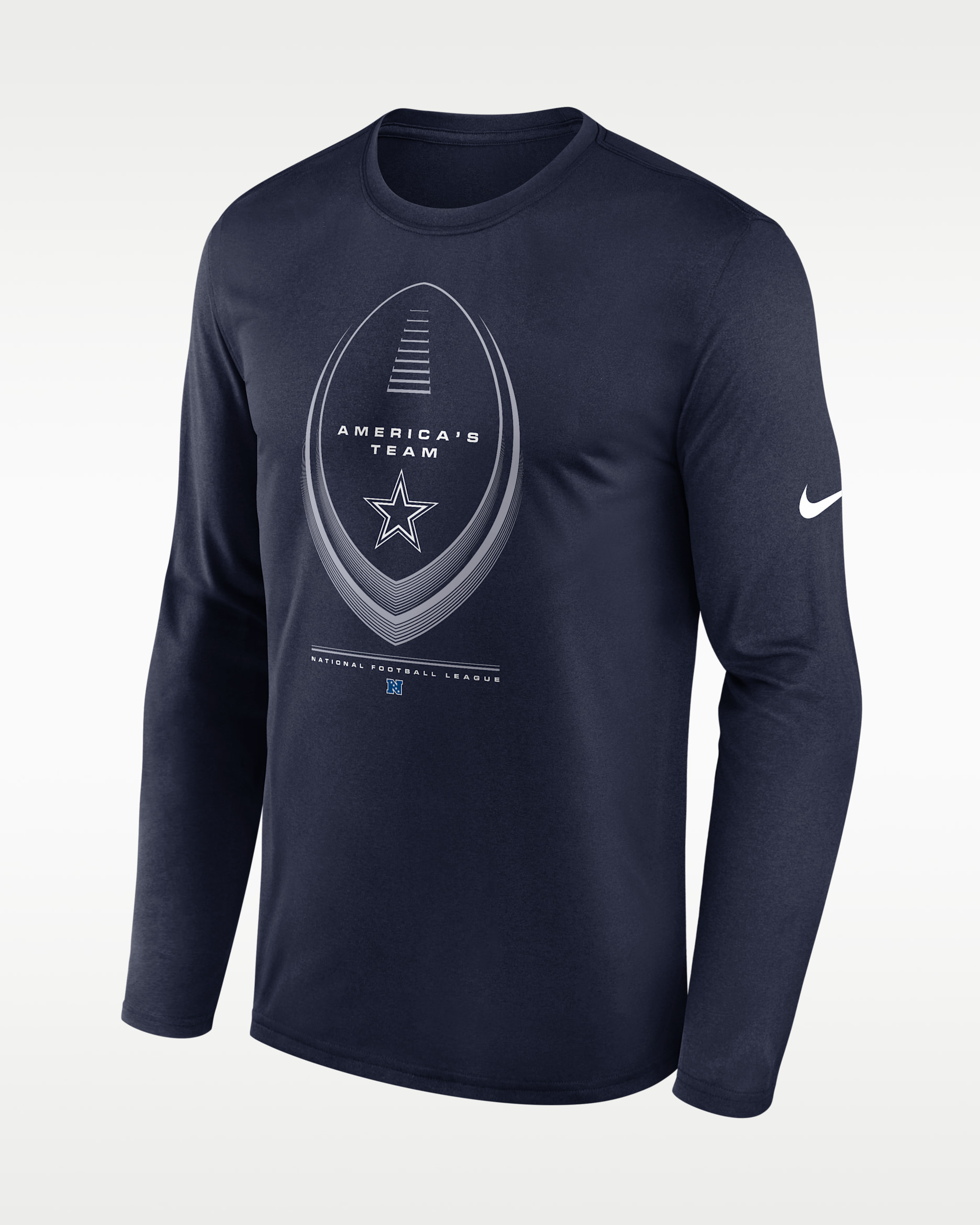 Dallas Cowboys Legend Icon Men's Nike Dri-FIT NFL Long-Sleeve T-Shirt - Navy