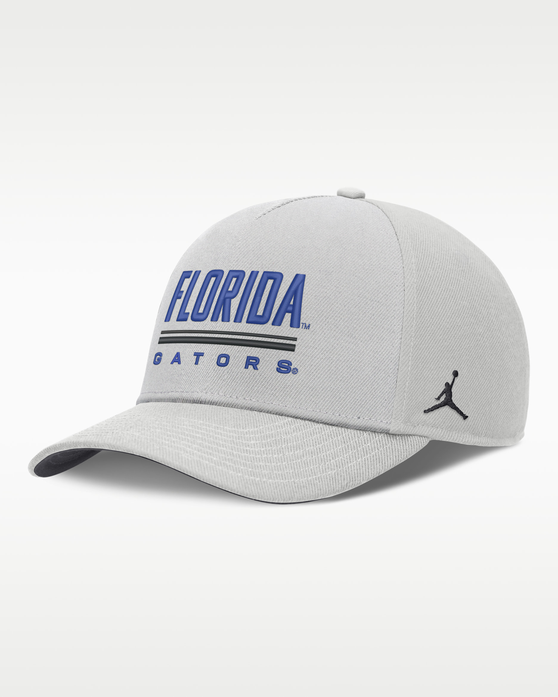 Florida Sideline Practice Rise Men's Jordan Brand Dri-FIT College Adjustable Hat - Grey