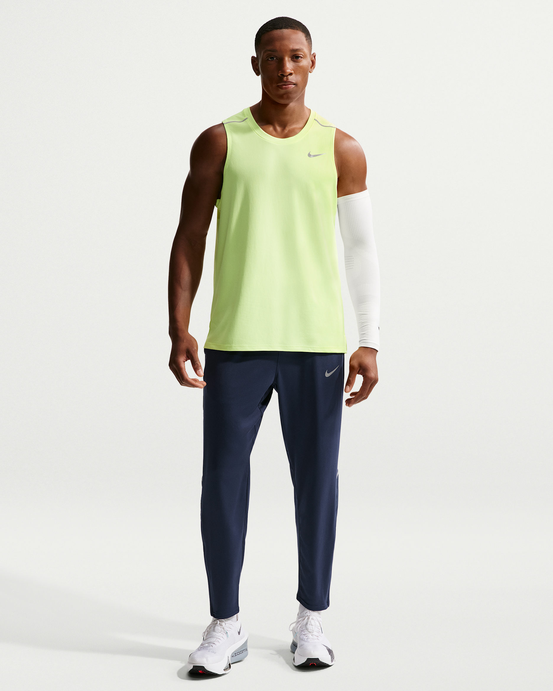 Nike Miler Men's Dri-FIT Knit Running Trousers - Midnight Navy/Obsidian