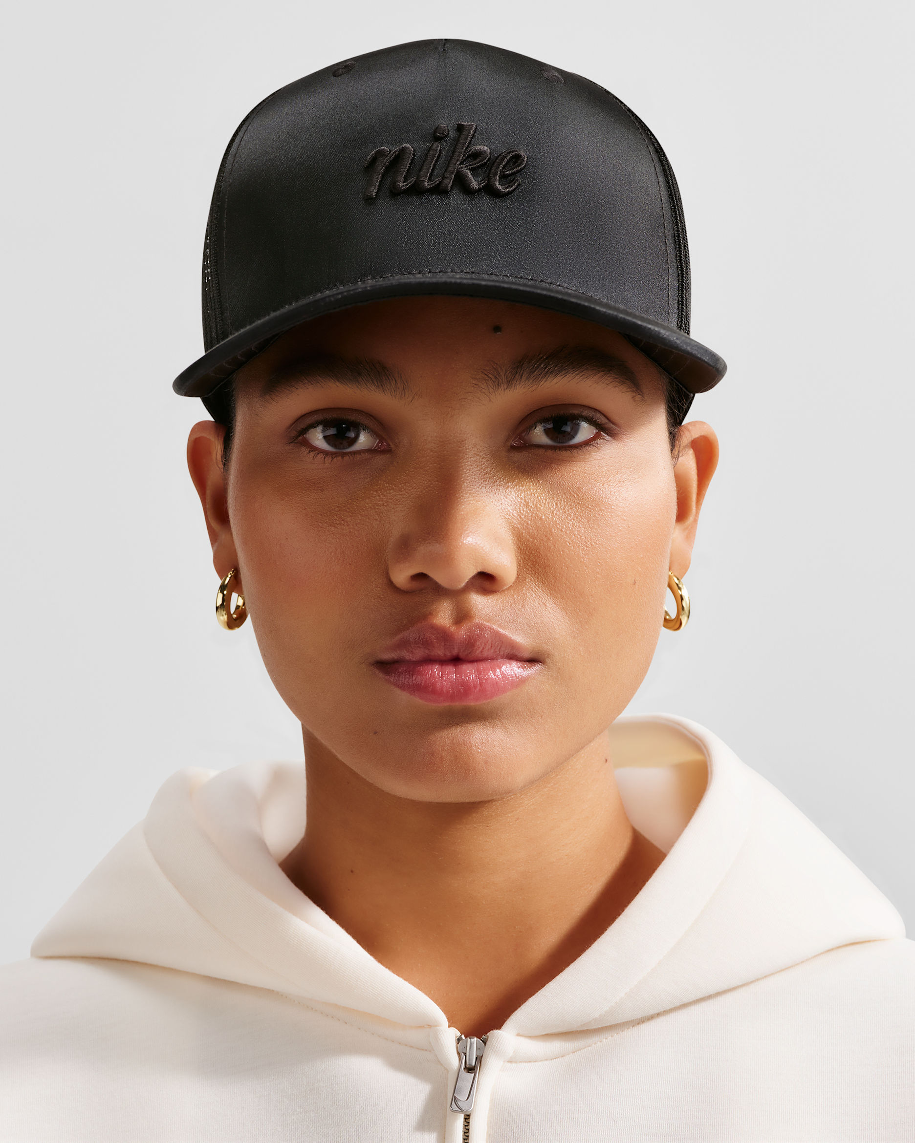 Nike Rise Structured Premium Trucker Cap - Black
