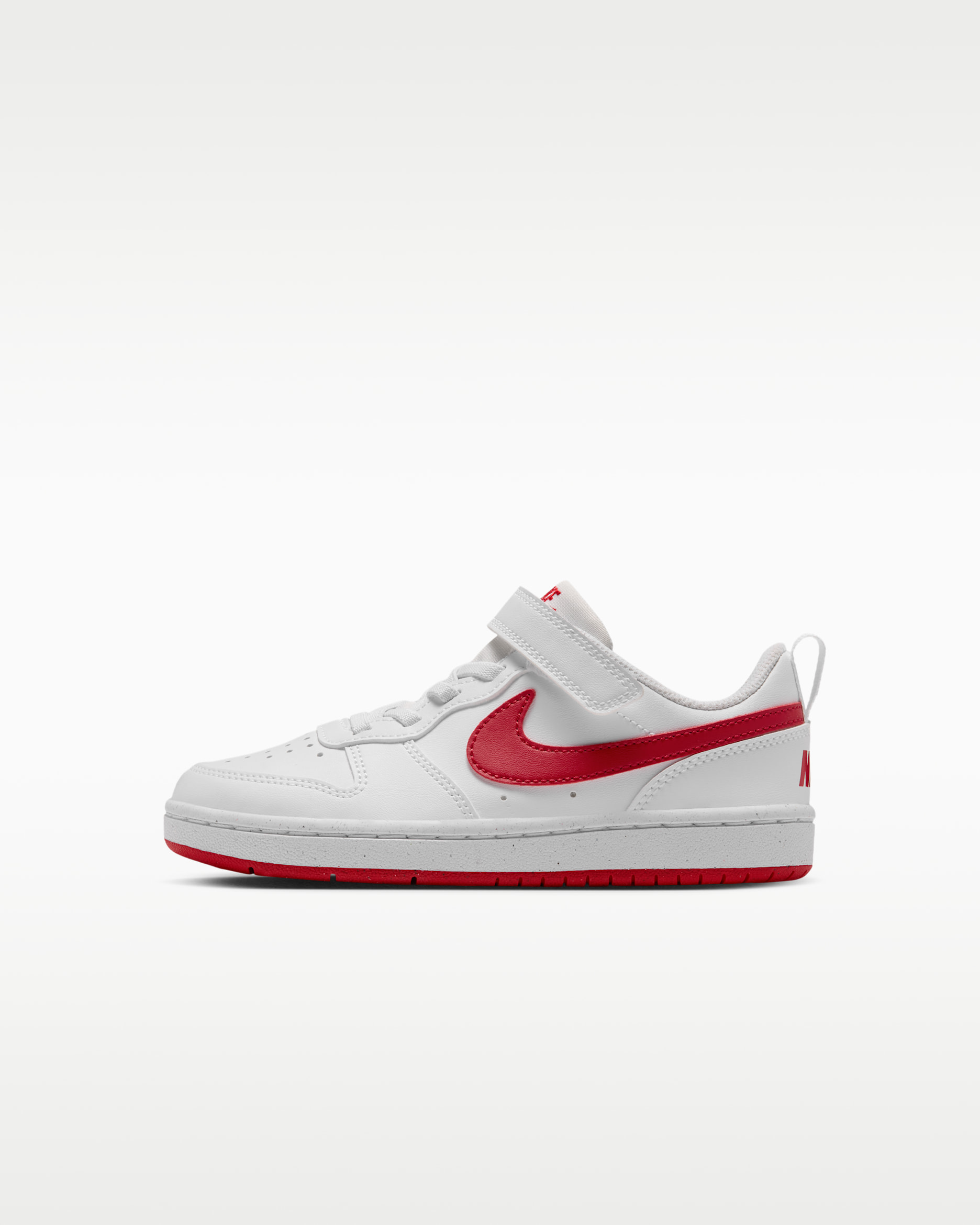 Nike Court Borough Low Recraft Little Kids' Shoes - White/University Red