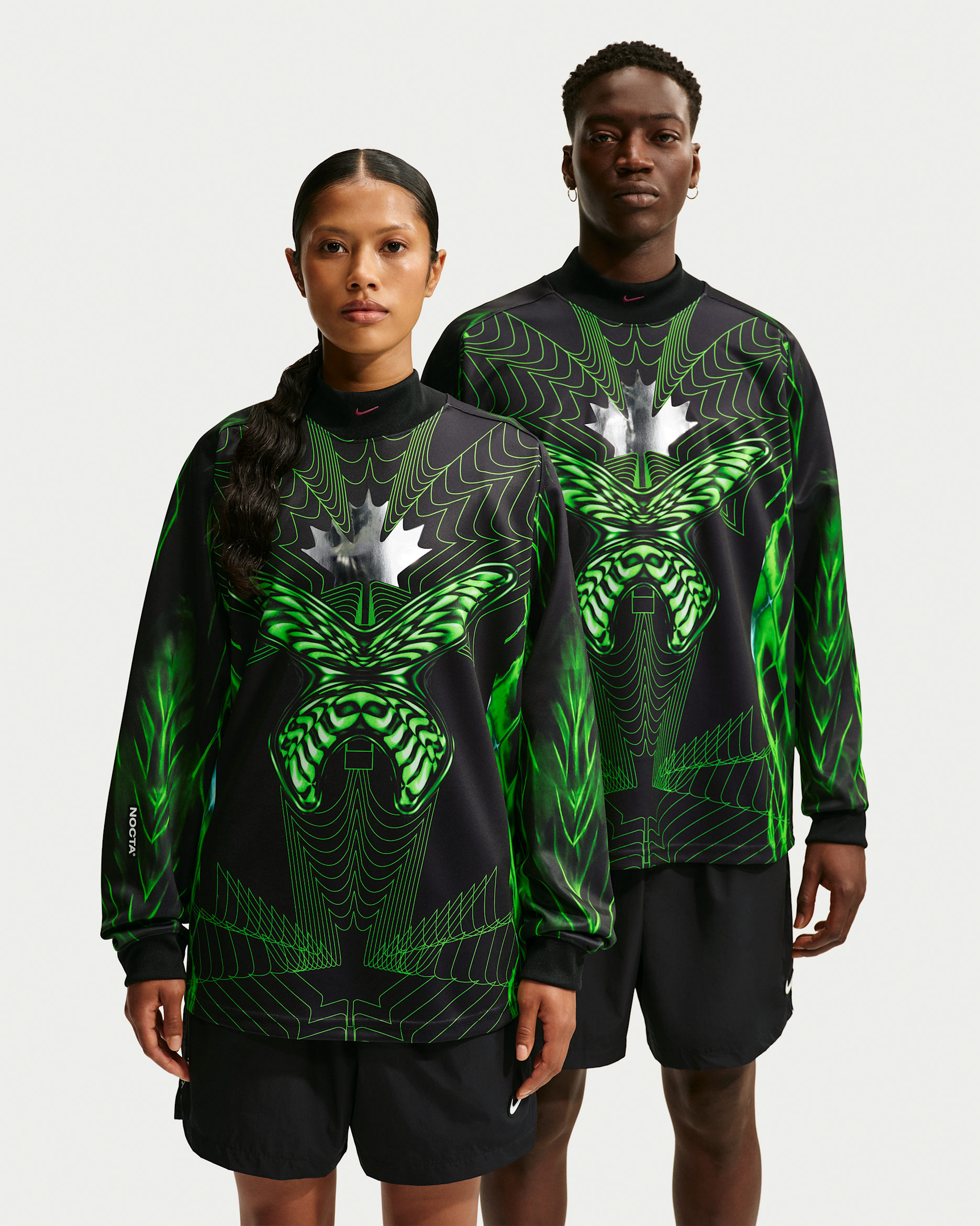 Maillot à manches longues Canada x NOCTA pour homme - Noir/Sport Red
