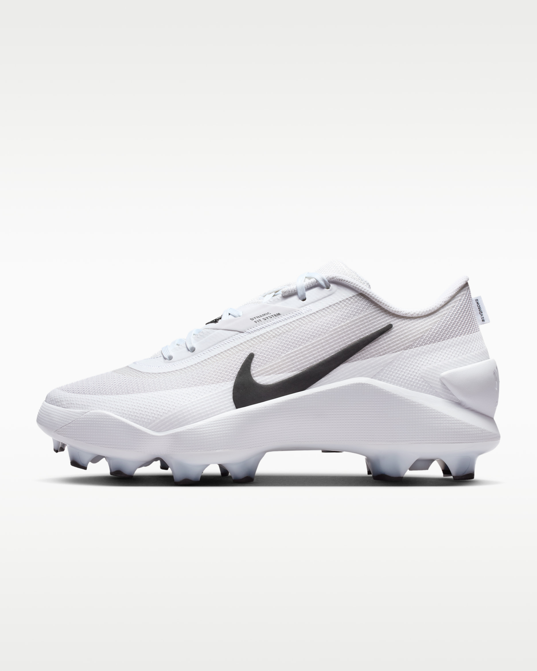 Nike Diamond Showcase MCS Baseball Cleats - White/Black