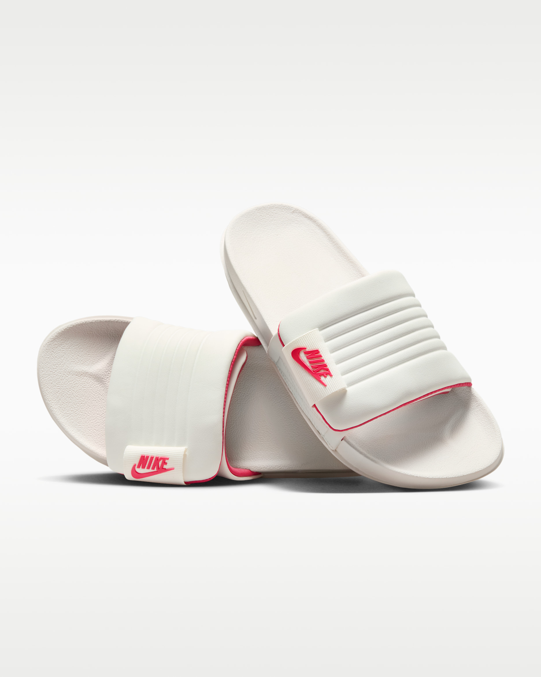 รองเท้าแตะผู้หญิง Nike Offcourt Adjust - Sail/Sail/Aster Pink