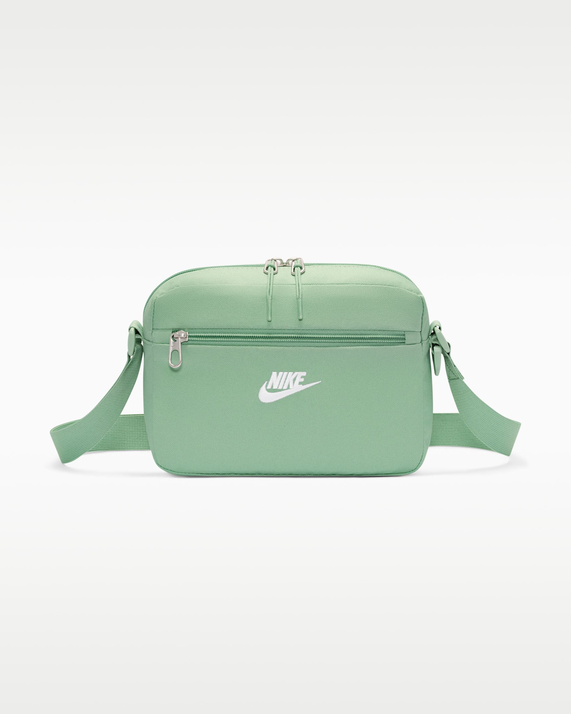 Nike gray × neon green sling bag Nike Commute Sling Bag (9L). Nike ID