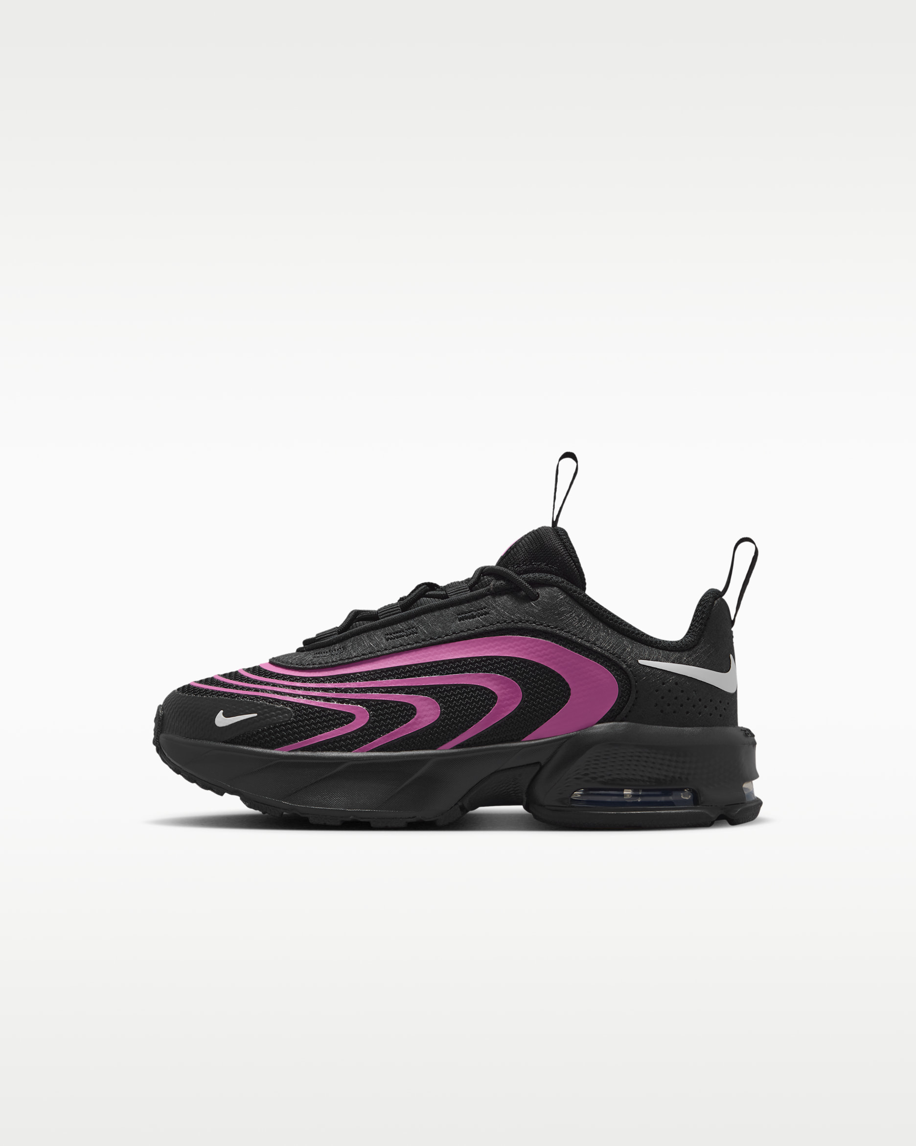Nike Air Max Fire Younger Kids' Shoes - Black/Playful Pink/White