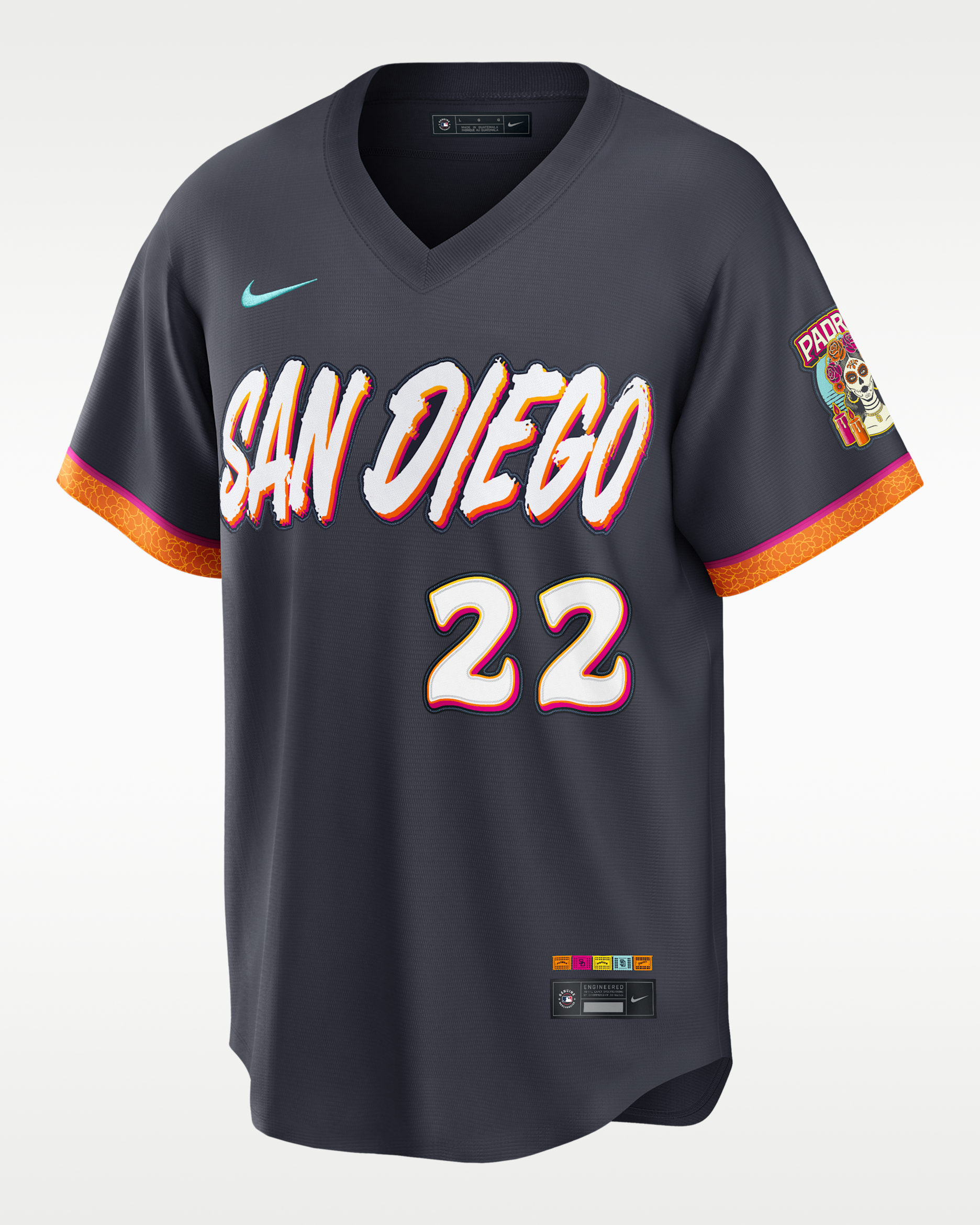 Jersey Nike de la MLB Stadium para hombre Mason Miller San Diego Padres City Connect - Negro