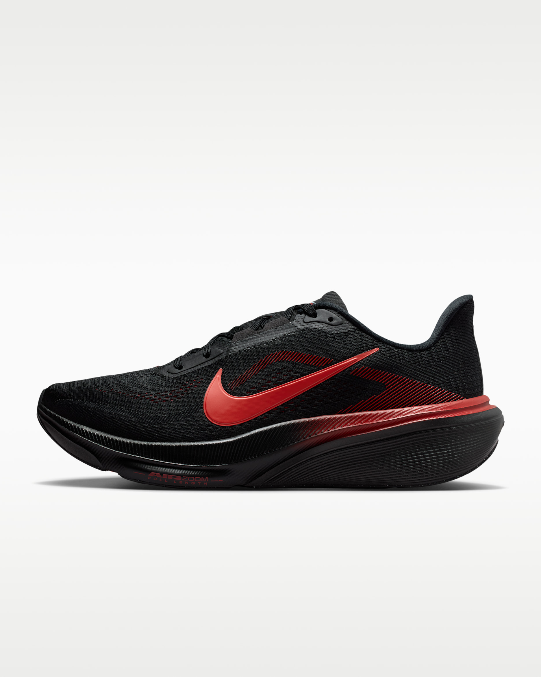 Tenis de correr en pavimento para hombre Nike Pegasus 42 - Negro/Rojo universitario/Gris lobo/Carmesí brillante