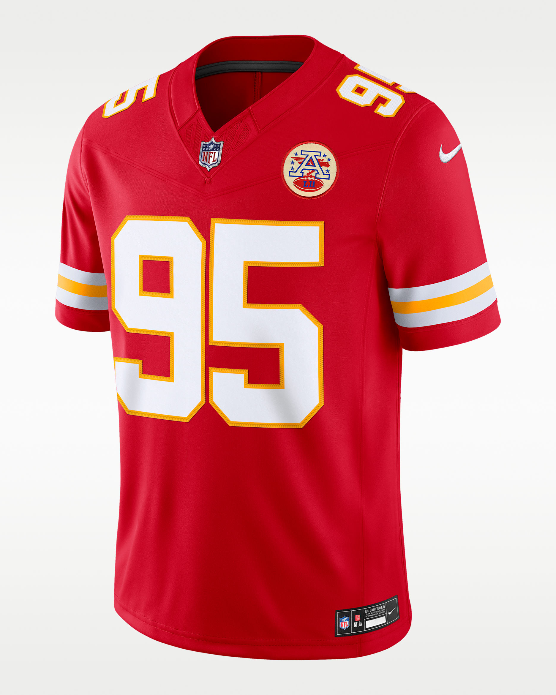Chris Jones Kansas City Chiefs Men's Nike Dri-FIT NFL Limited Jersey - University Red