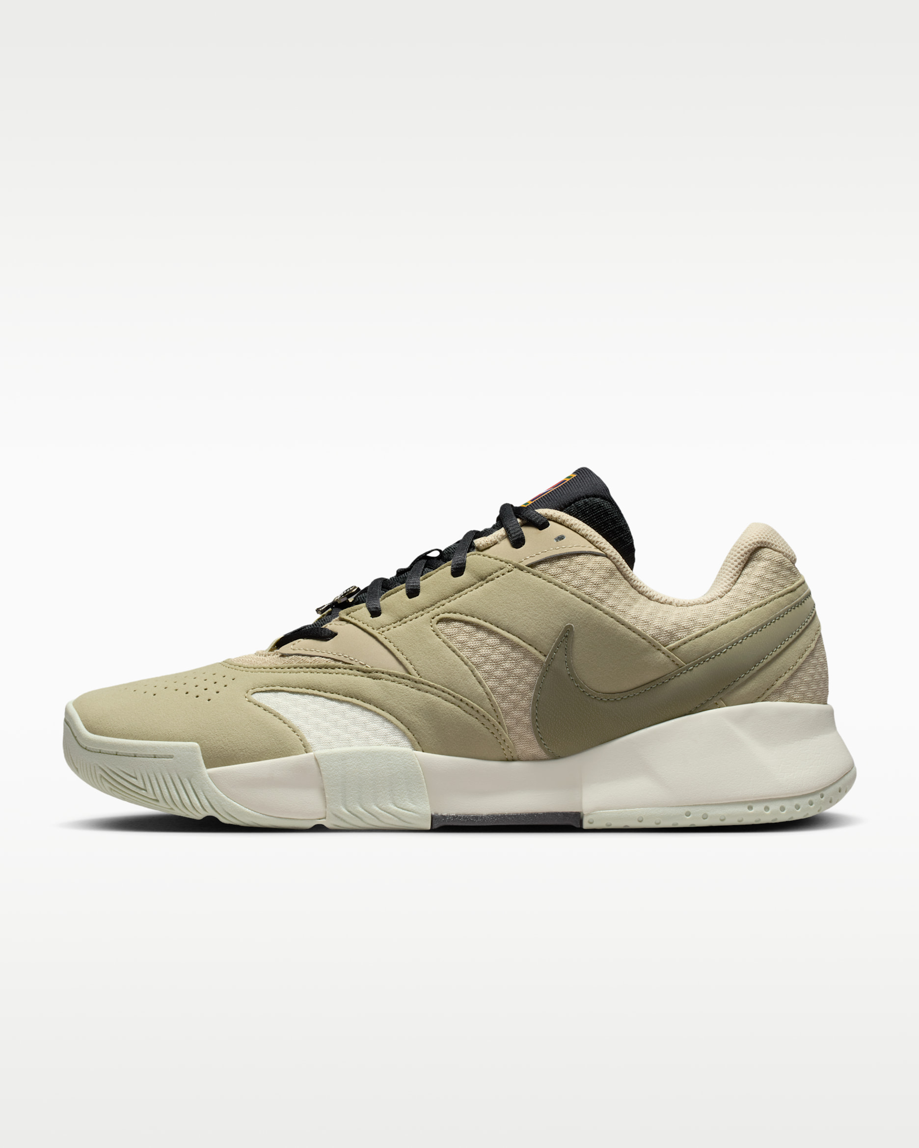 NikeCourt Lite 4 Heritage Men's Tennis Shoes - Desert Khaki/Neutral Olive/Medium Olive