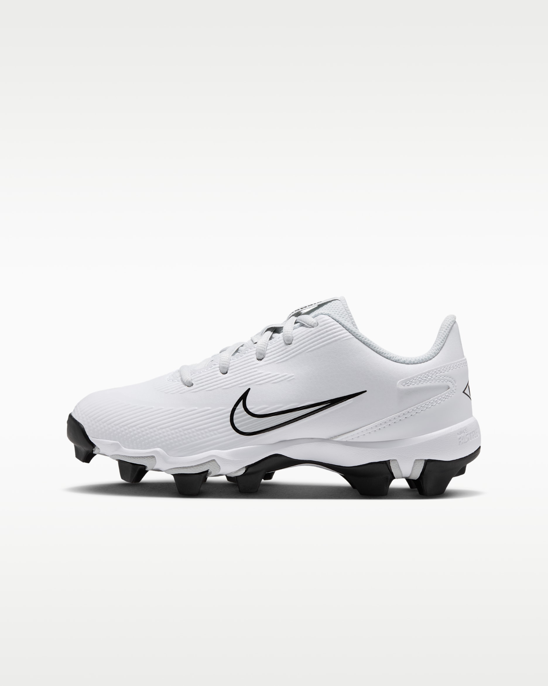 Diamond Clutch Big Kids' Softball Cleats - White/Black/Photon Dust