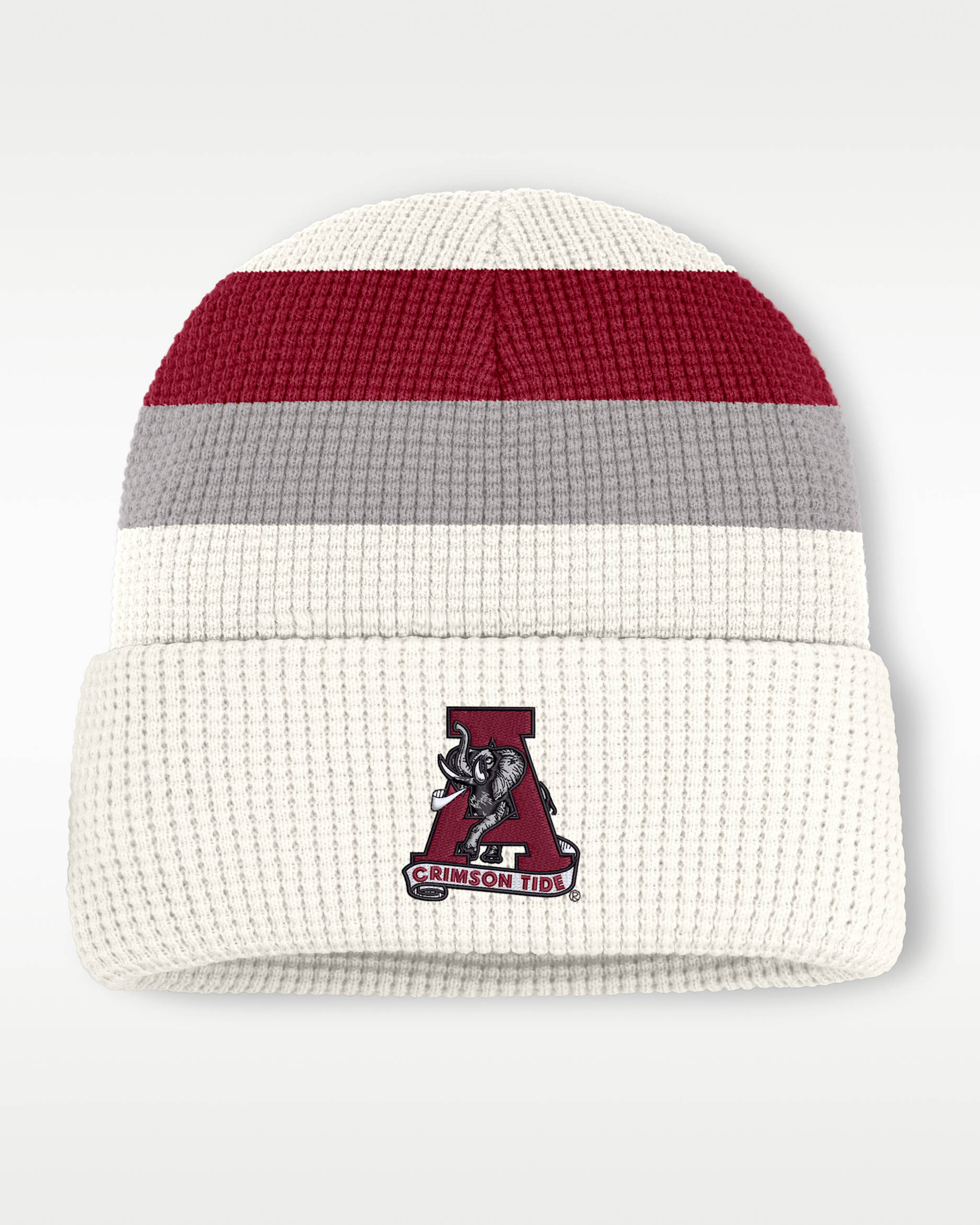 Gorro con dobladillo universitario Nike para hombre Alabama - Blanco