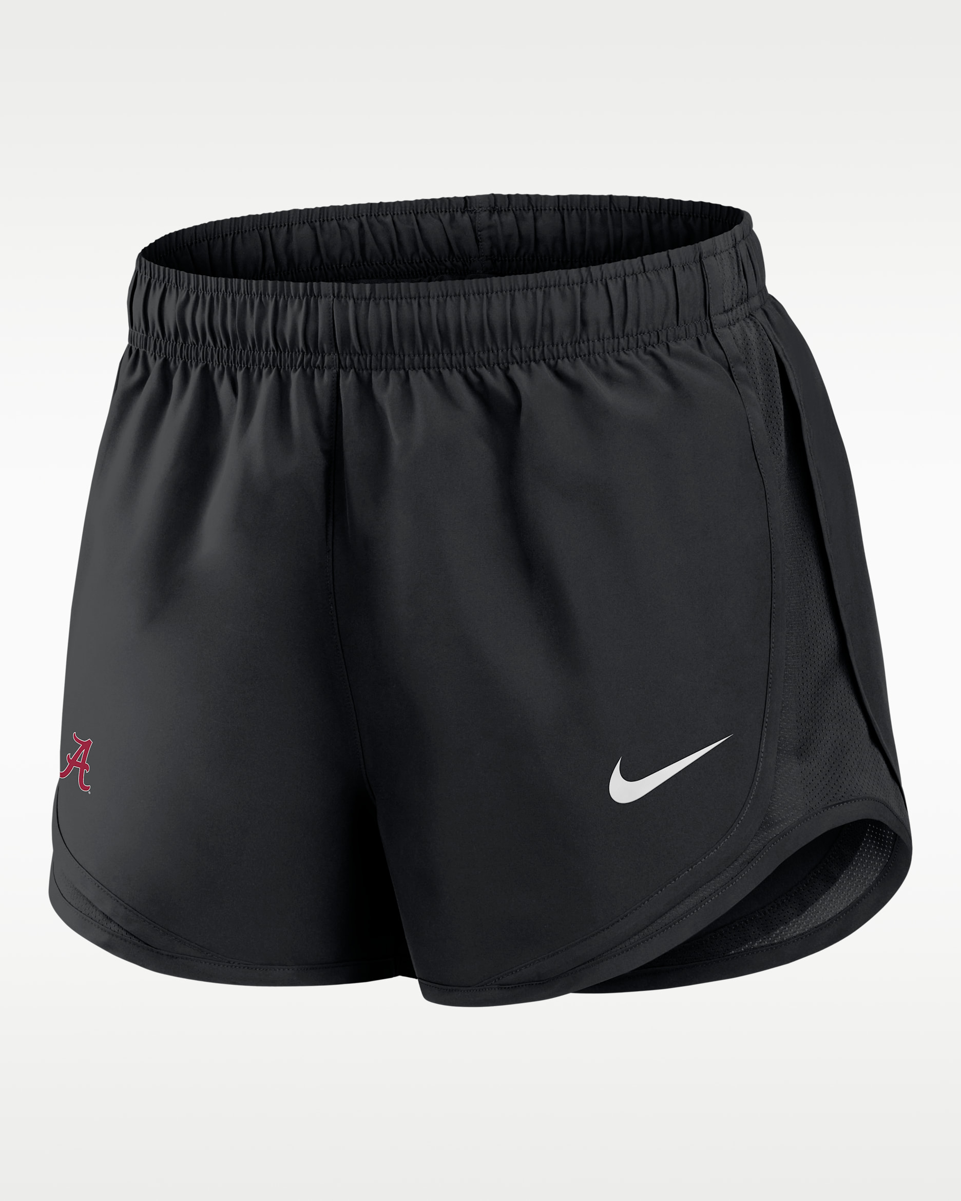Shorts universitarios Nike Dri-FIT para mujer Alabama Tempo - Negro