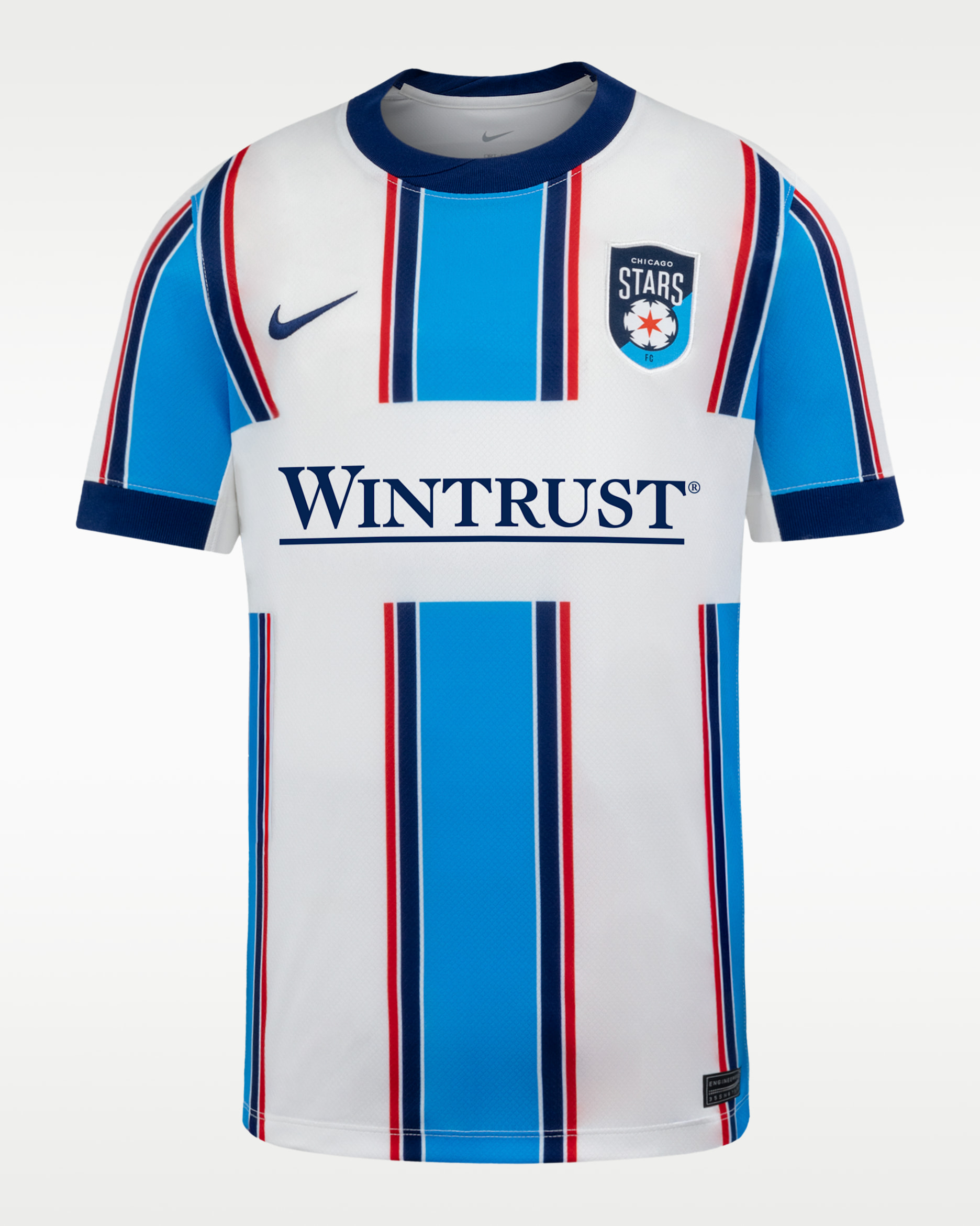 Mallory Swanson Chicago Red Stars Big Kids' NWSL Game Jersey - Blue Glow