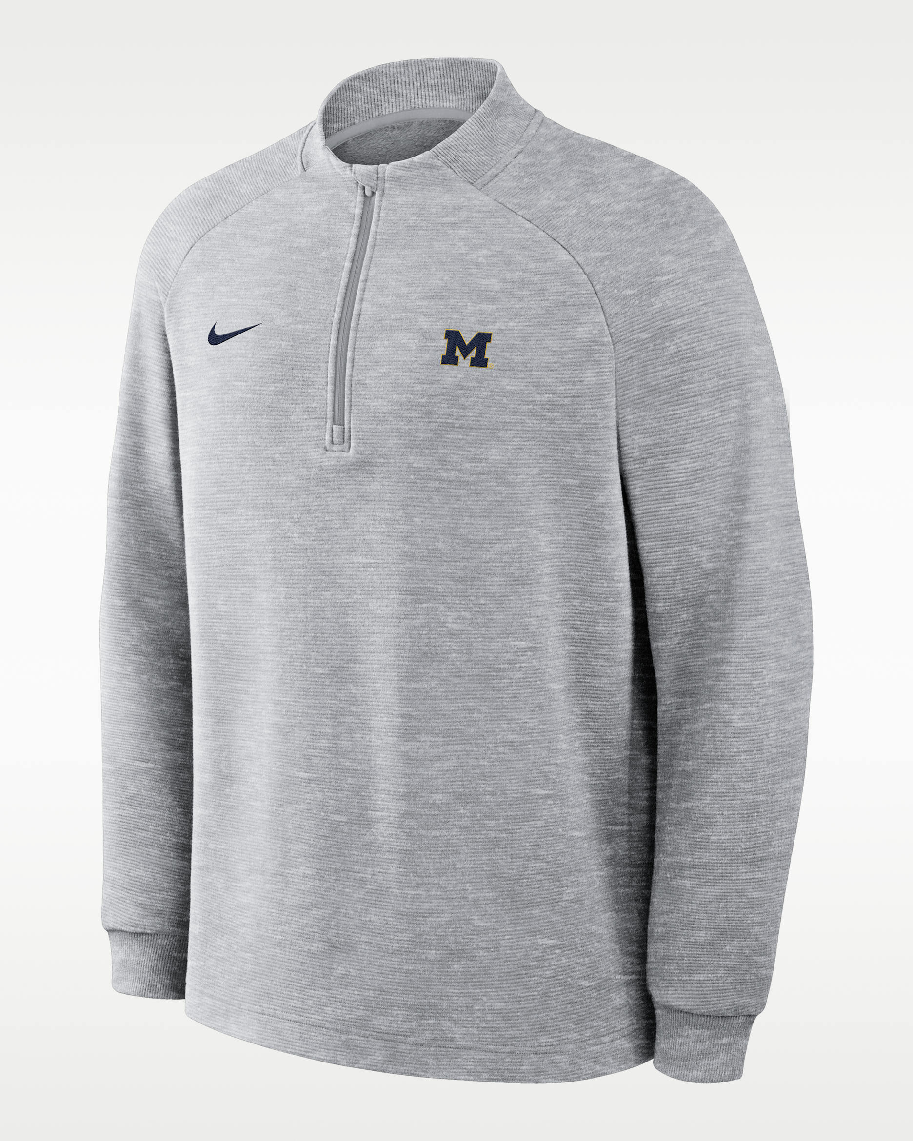 Michigan Par Men's Nike Therma-FIT College Half-Zip Pullover - Grey