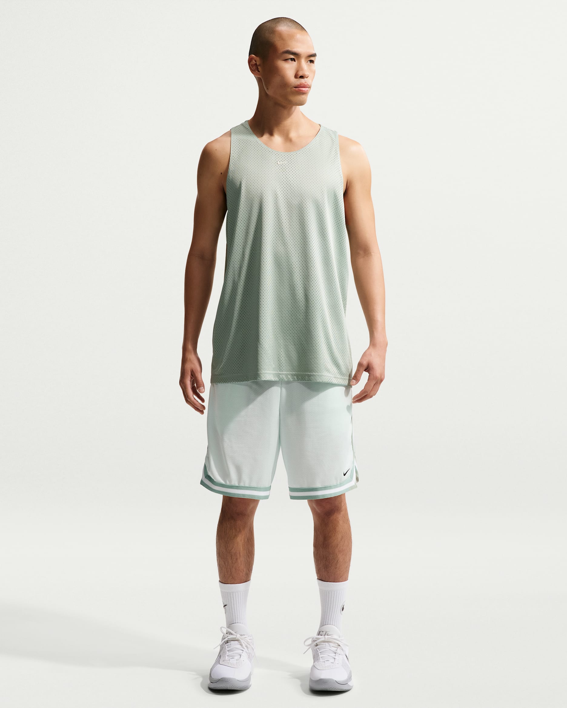 ナイキ DNA メンズ Dri-FIT 21cm バスケットボールショートパンツ - ベアリーグリーン/スチーム/ブラック