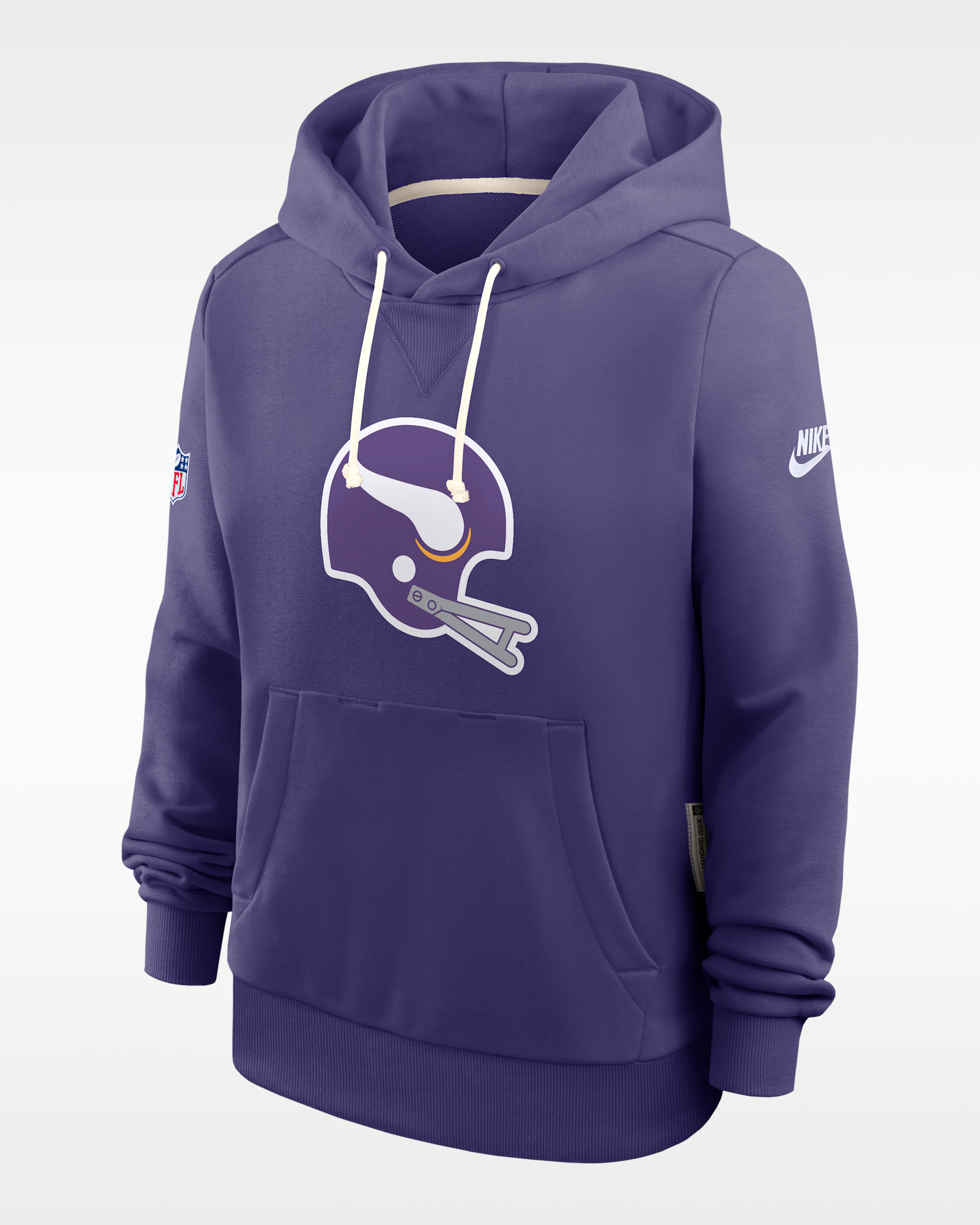 Sudadera con gorro sin cierre Nike Dri-FIT de la NFL para mujer Minnesota Vikings Alt Pack - Morado