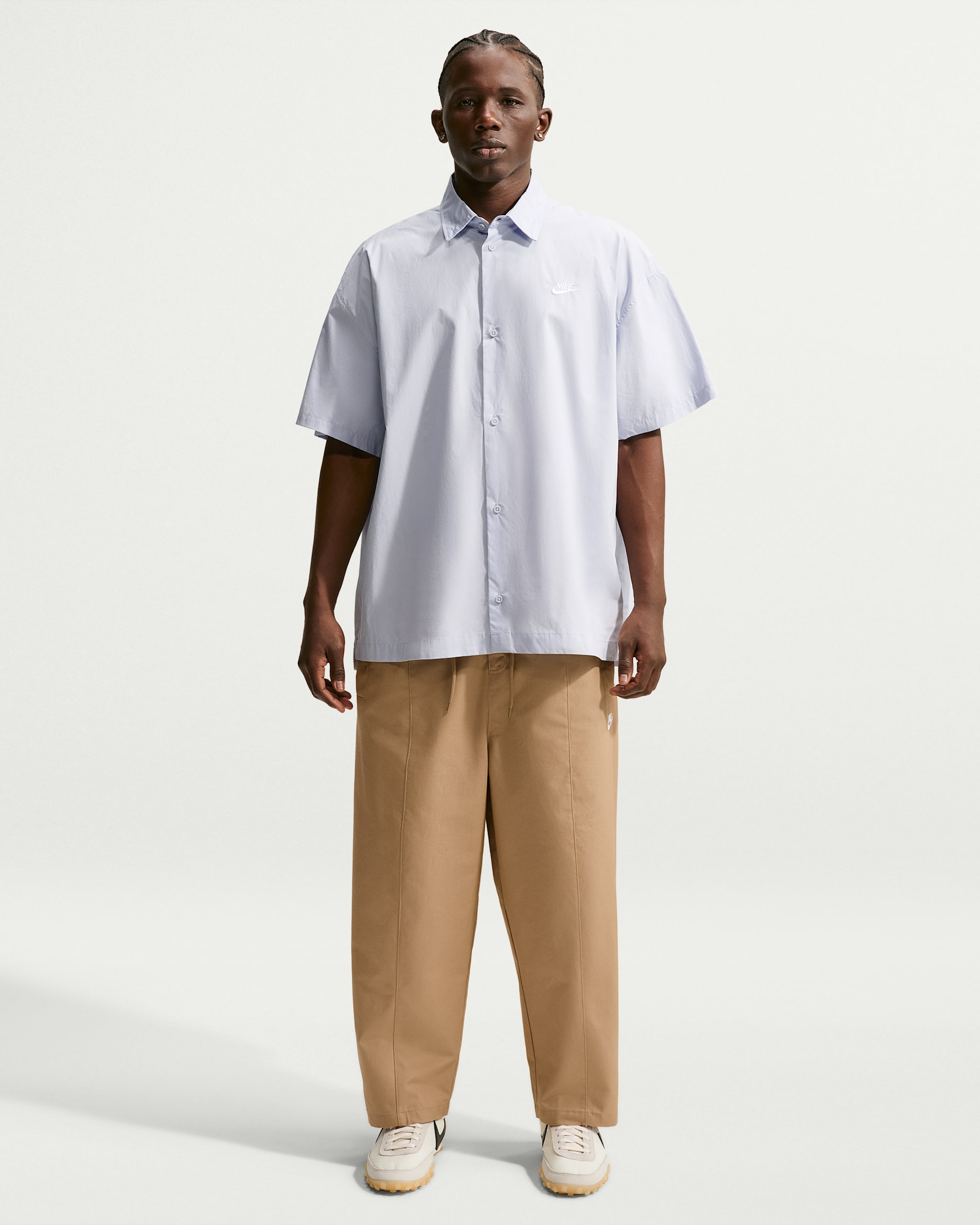 Nike Sportswear Club Men's Sneaker Pants - Parachute Beige/White