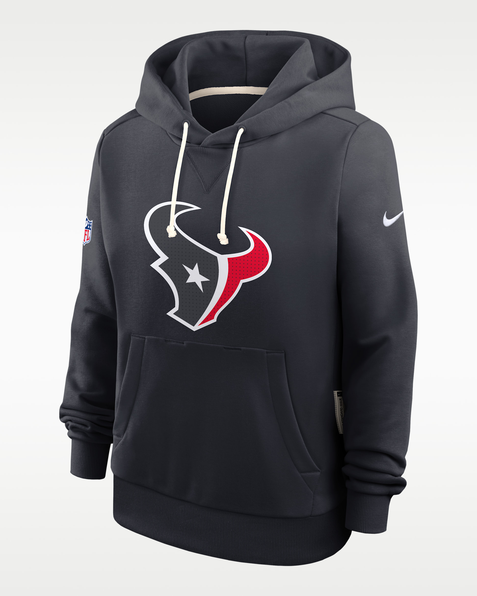Houston Texans Sideline Women's Nike Dri-FIT NFL Pullover Hoodie - Navy