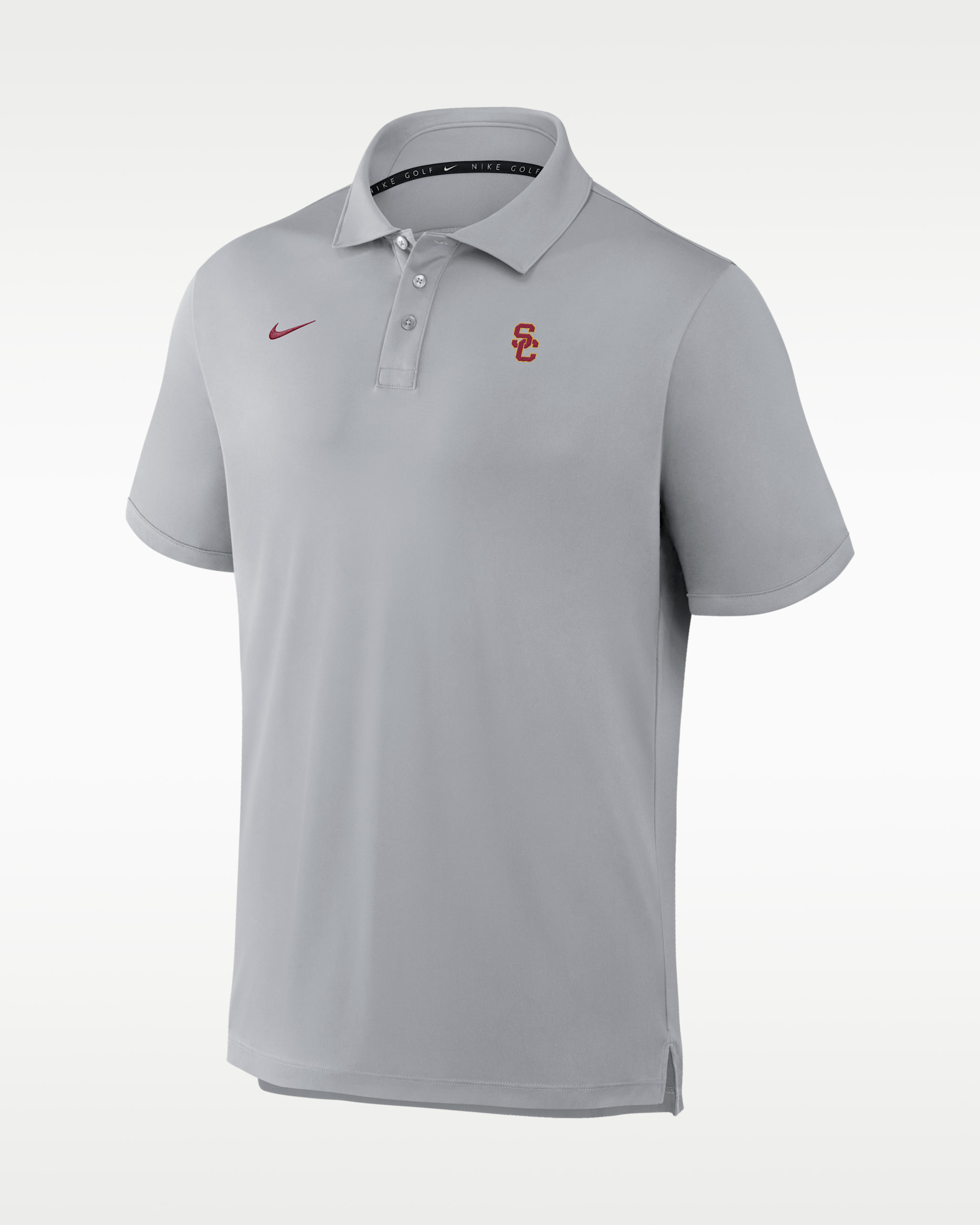 Polo universitaria Nike Dri-FIT para hombre USC Par - Gris