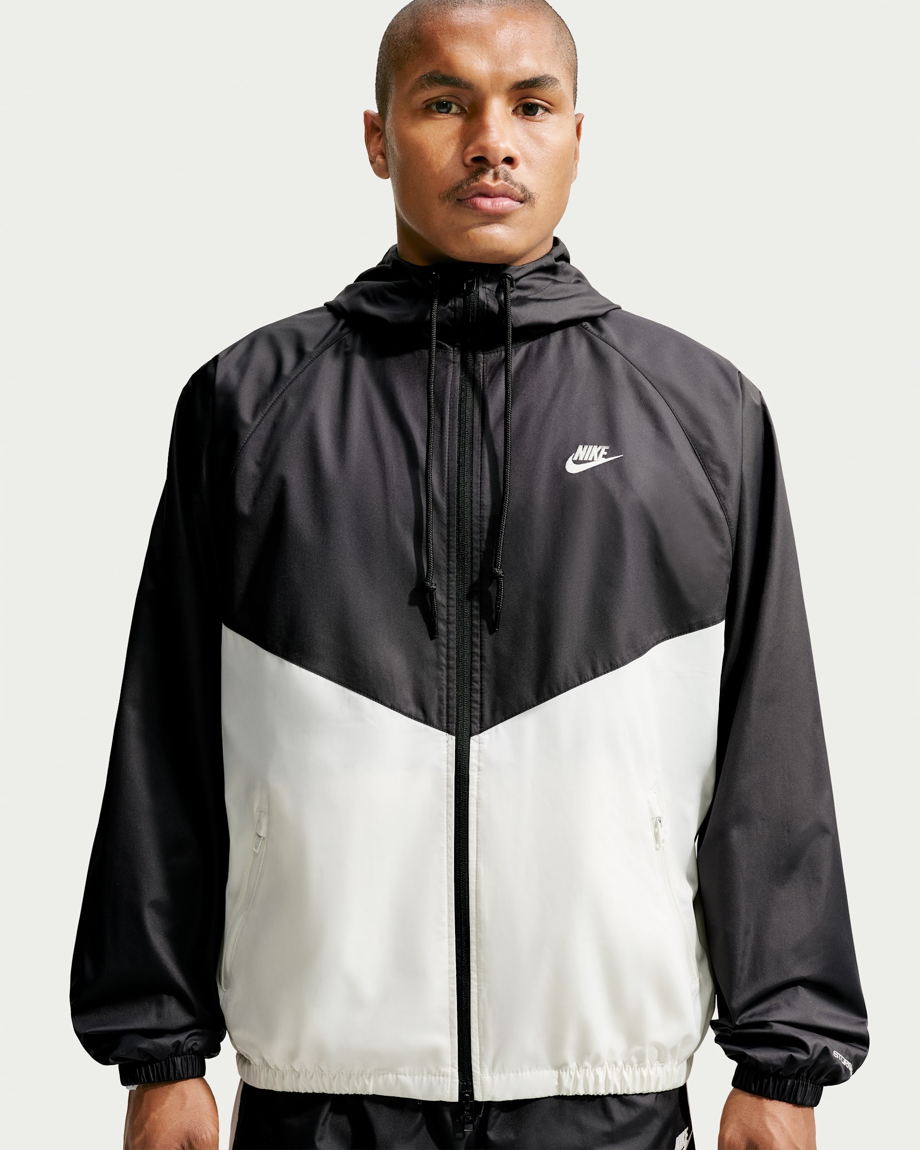 Nike Windrunner Men's Lined Jacket - Black/Sail/Sail
