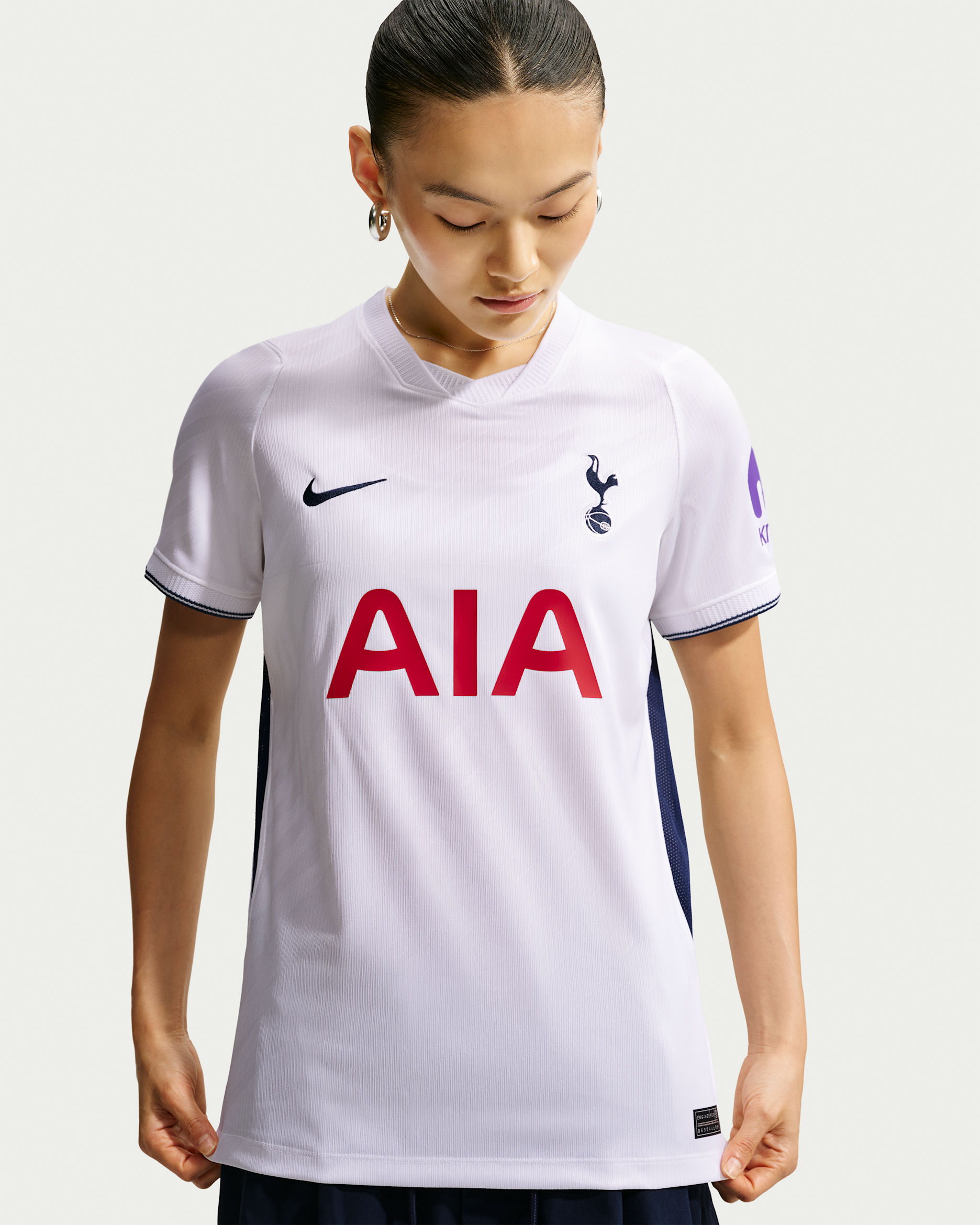 Maillot de foot Replica Nike Dri-FIT Tottenham Hotspur 2026/27 Stadium Domicile pour femme - Blanc/Binary Blue/Binary Blue