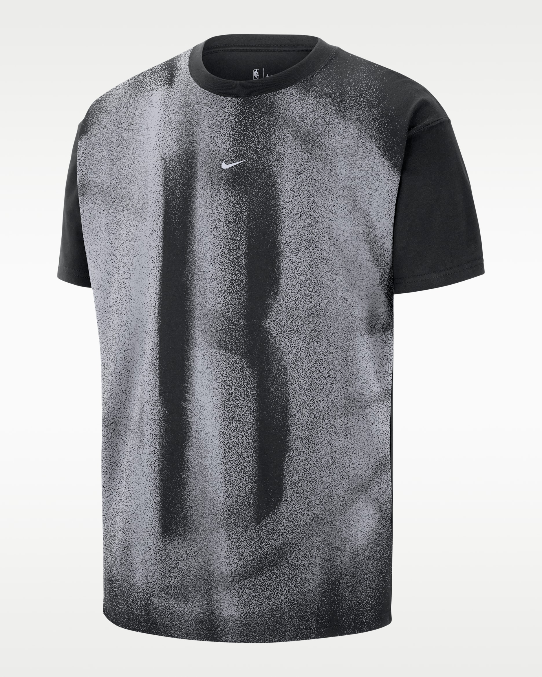 Basket-t-shirt Brooklyn Nets för män - Svart