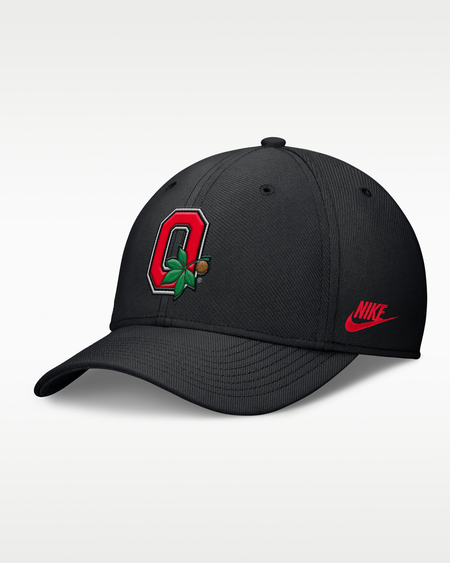 Ohio State Primetime Rise Academic Men's Nike Dri-FIT College Hat - Black