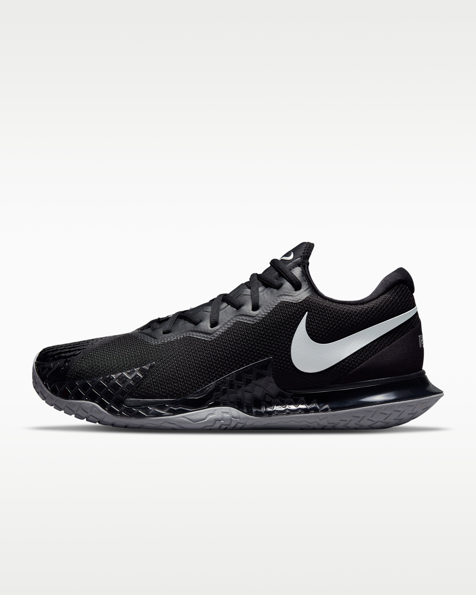 รองเท้าเทนนิสฮาร์ดคอร์ทผู้ชาย NikeCourt Zoom Vapor Cage 4 Rafa - ดำ/Metallic Silver