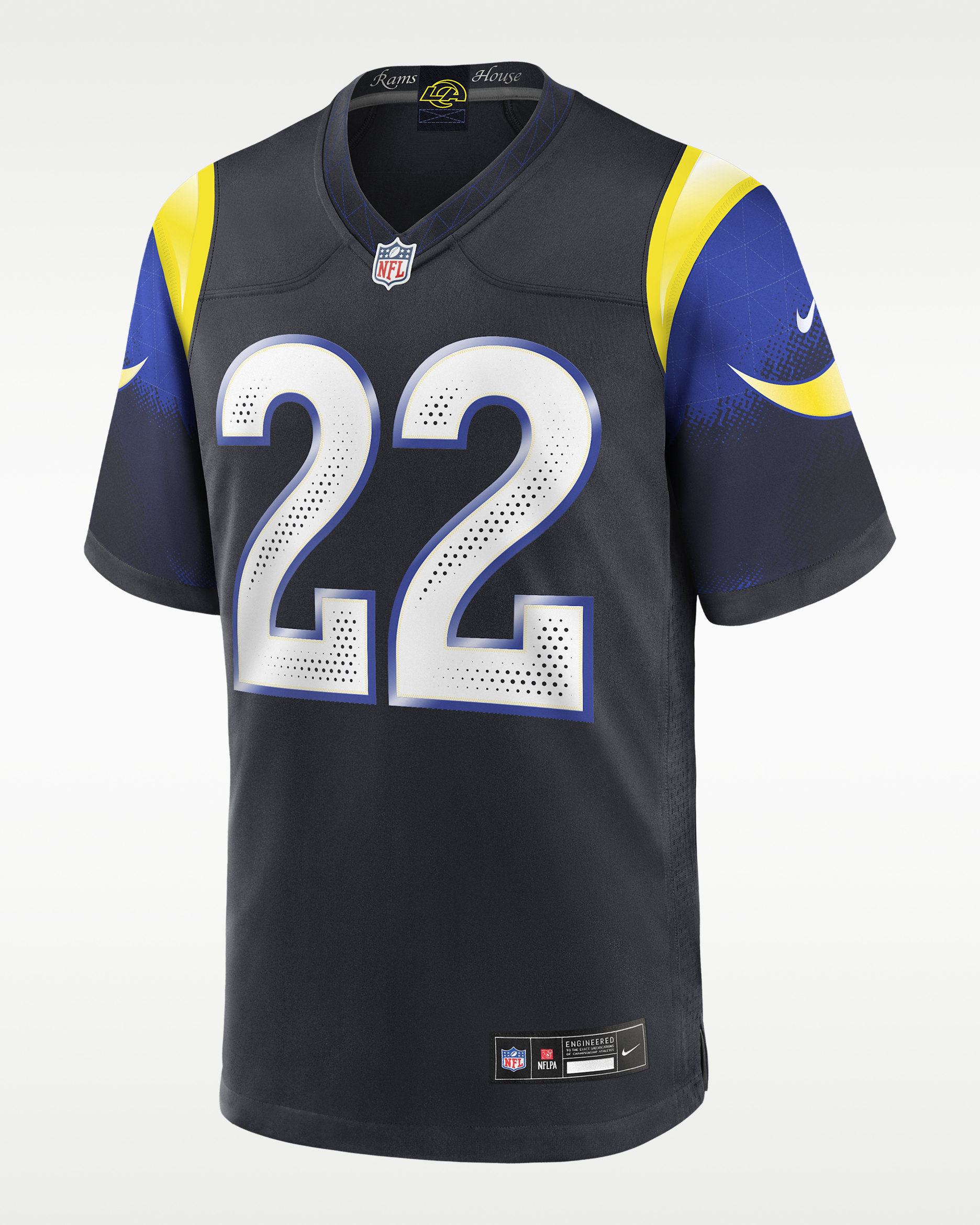 Blake Corum Los Angeles Rams Rivalries Collection Men’s Nike NFL Game Jersey - Navy
