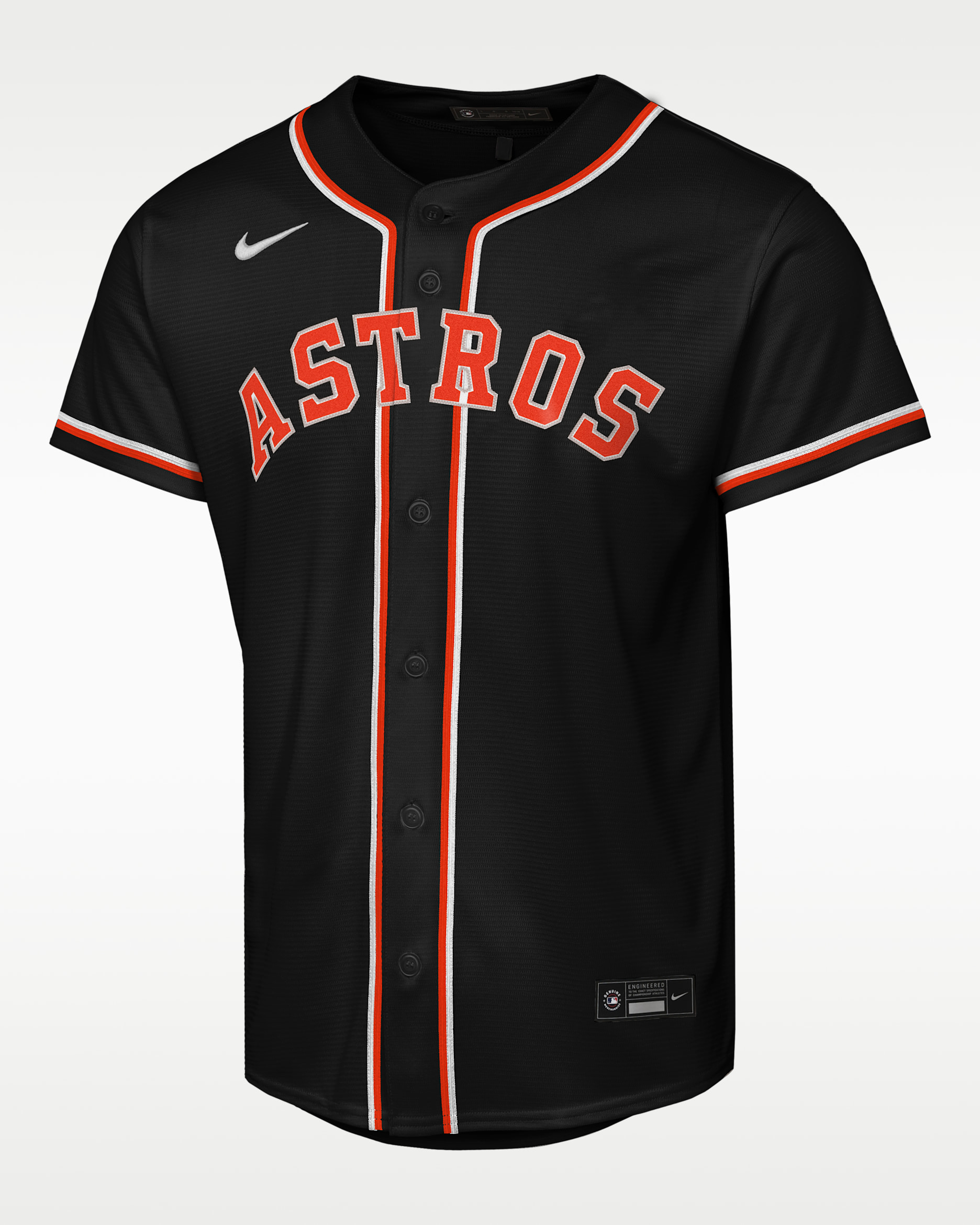 Jose Altuve Houston Astros Big Kids' Nike MLB Replica Fashion Jersey - Black