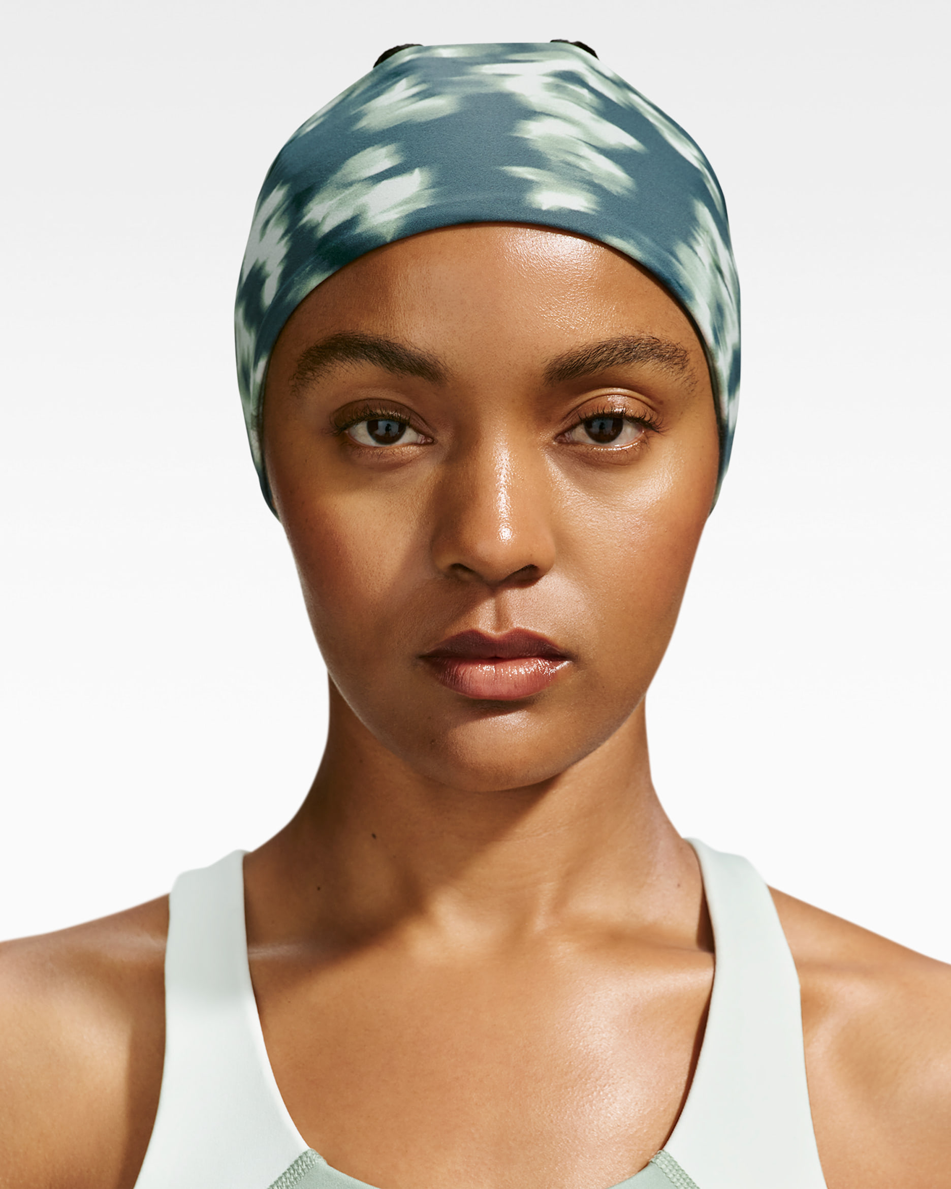 Nike Fury Elevate Dri-FIT Wide Headband - Steam/Mineral Slate/Mineral Slate