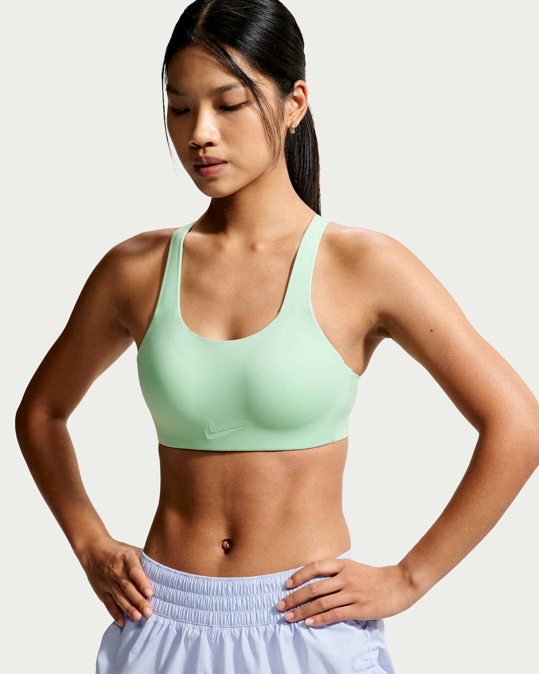 Nike Rival Women's Ultrahigh-Support Padded Sports Bra - Cucumber Calm