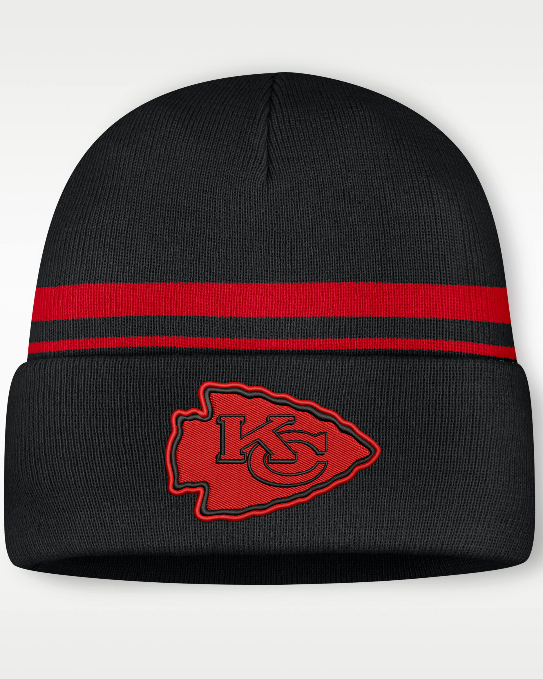 Kansas City Chiefs Primetime Utility Men's Nike NFL Cuffed Beanie - Black