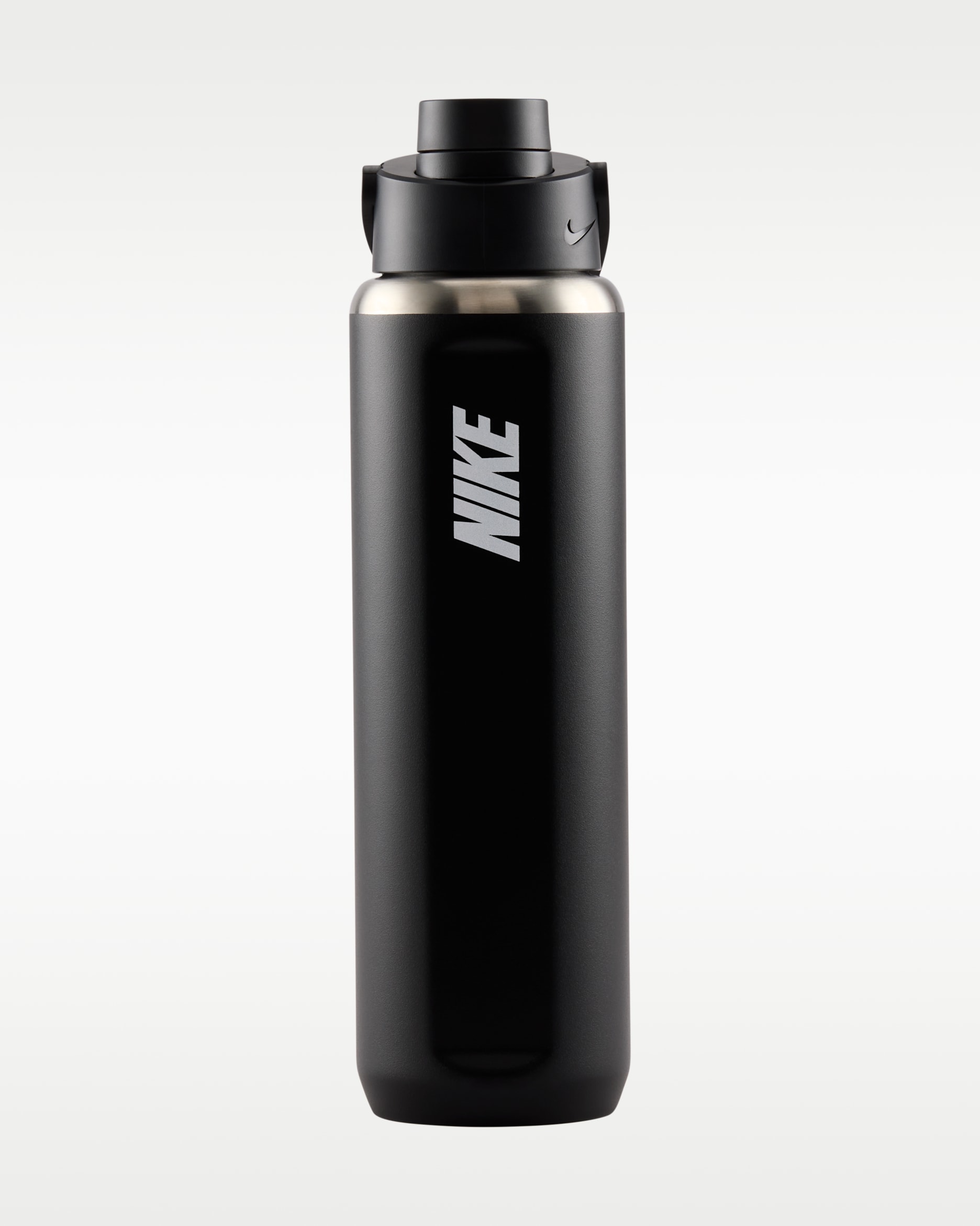 Nike Recharge Stainless Steel Chug Bottle (24 oz) - Black
