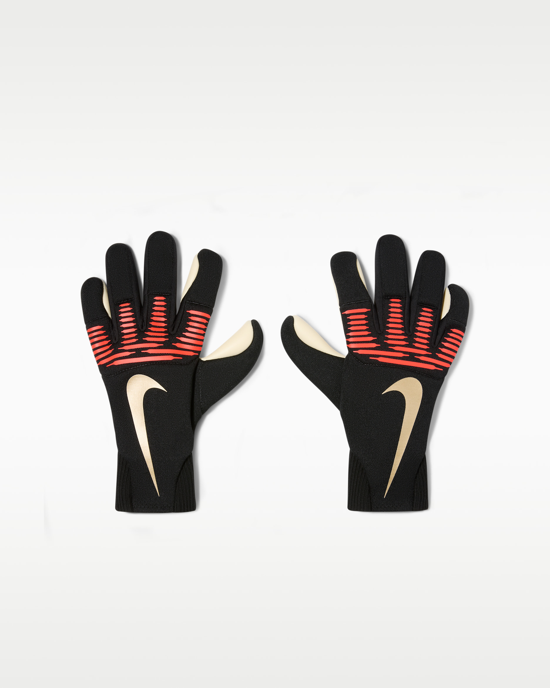 Nike Dynamic Fit Football Goalkeeper Gloves - Black/Bright Crimson/Blur