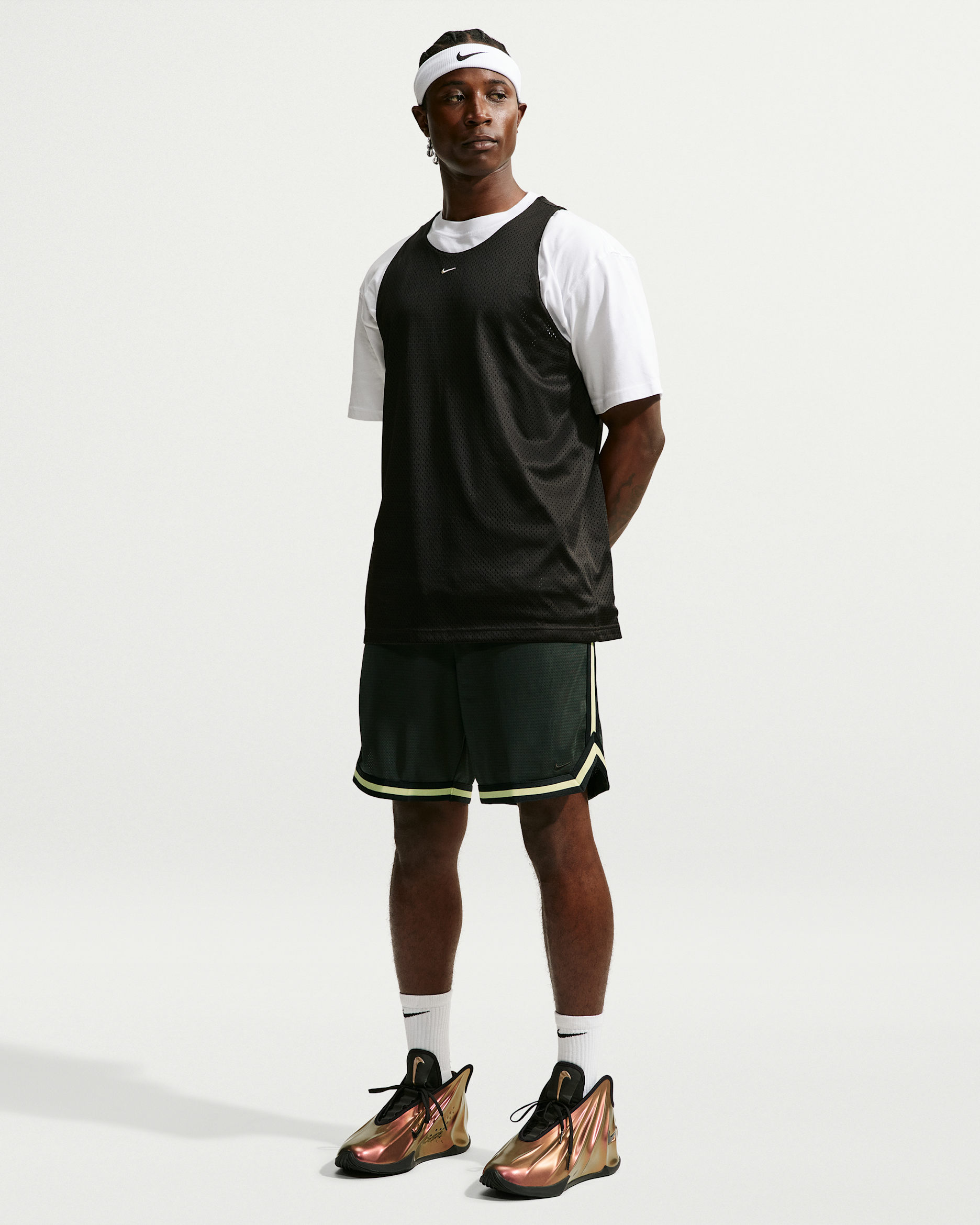 Nike DNA Men's Dri-FIT 20cm (approx.) Basketball Shorts - Black Spruce/Black/Black