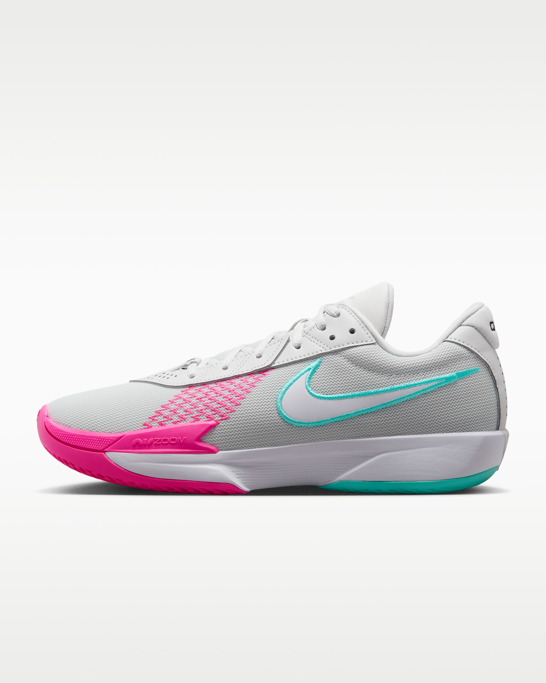 Nike G.T. Cut Academy EP 籃球鞋 - Photon Dust/Pink Blast/Dynamic Turquoise/白色