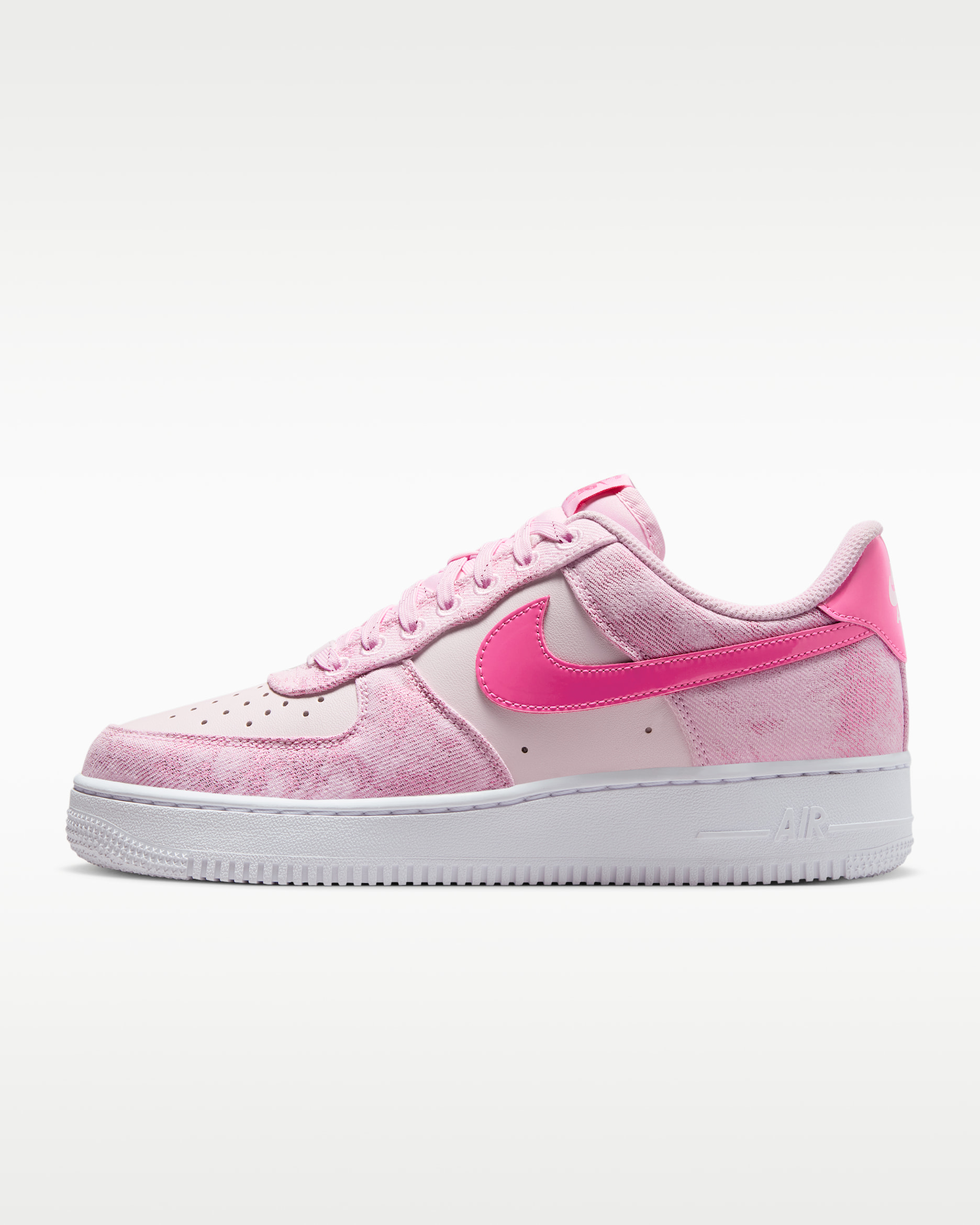 Nike Air Force 1 '07 "Denim" Women's Shoes - Pink Foam/Pearl Pink/White/Pinksicle