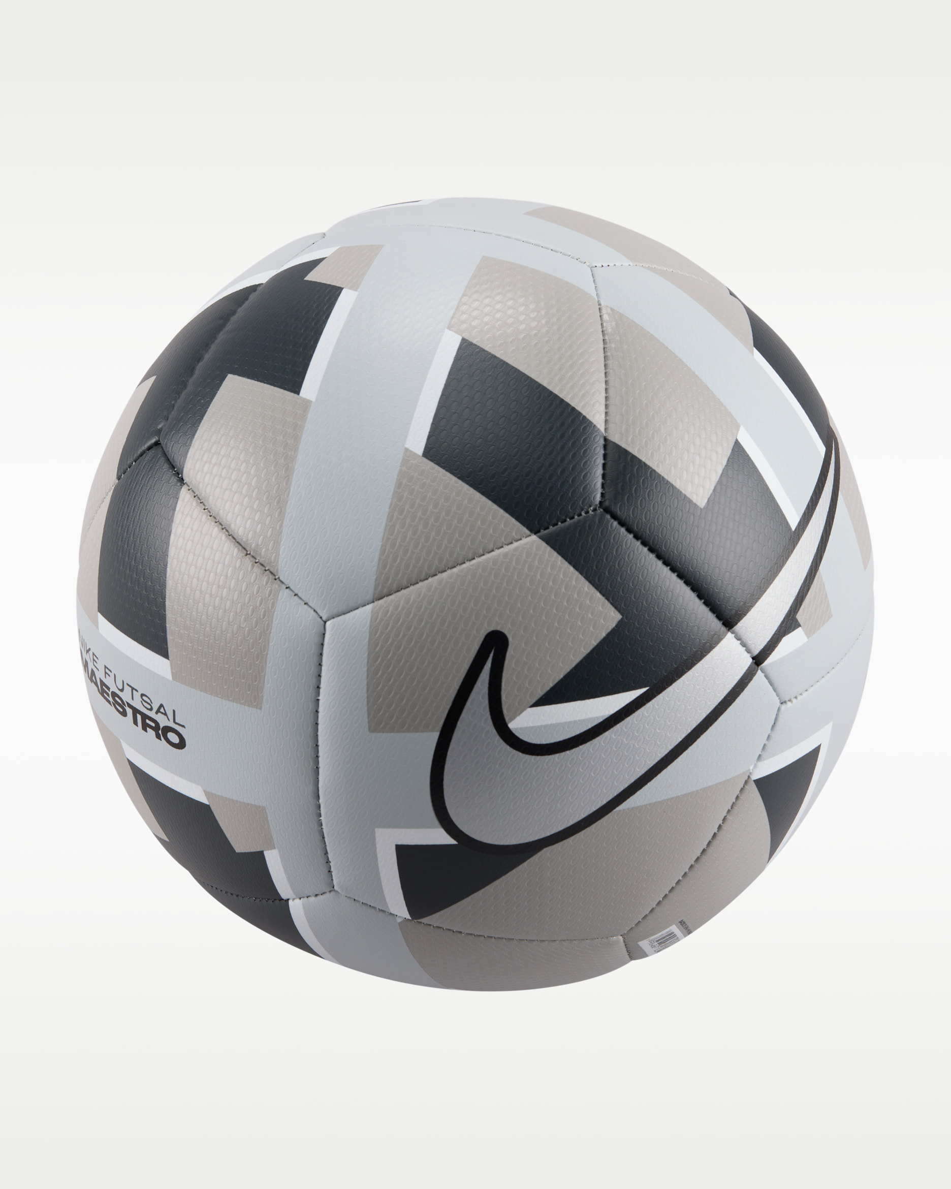 Nike Maestro Futsal-Ball - Light Smoke Grey/Schwarz/Metallic Silver